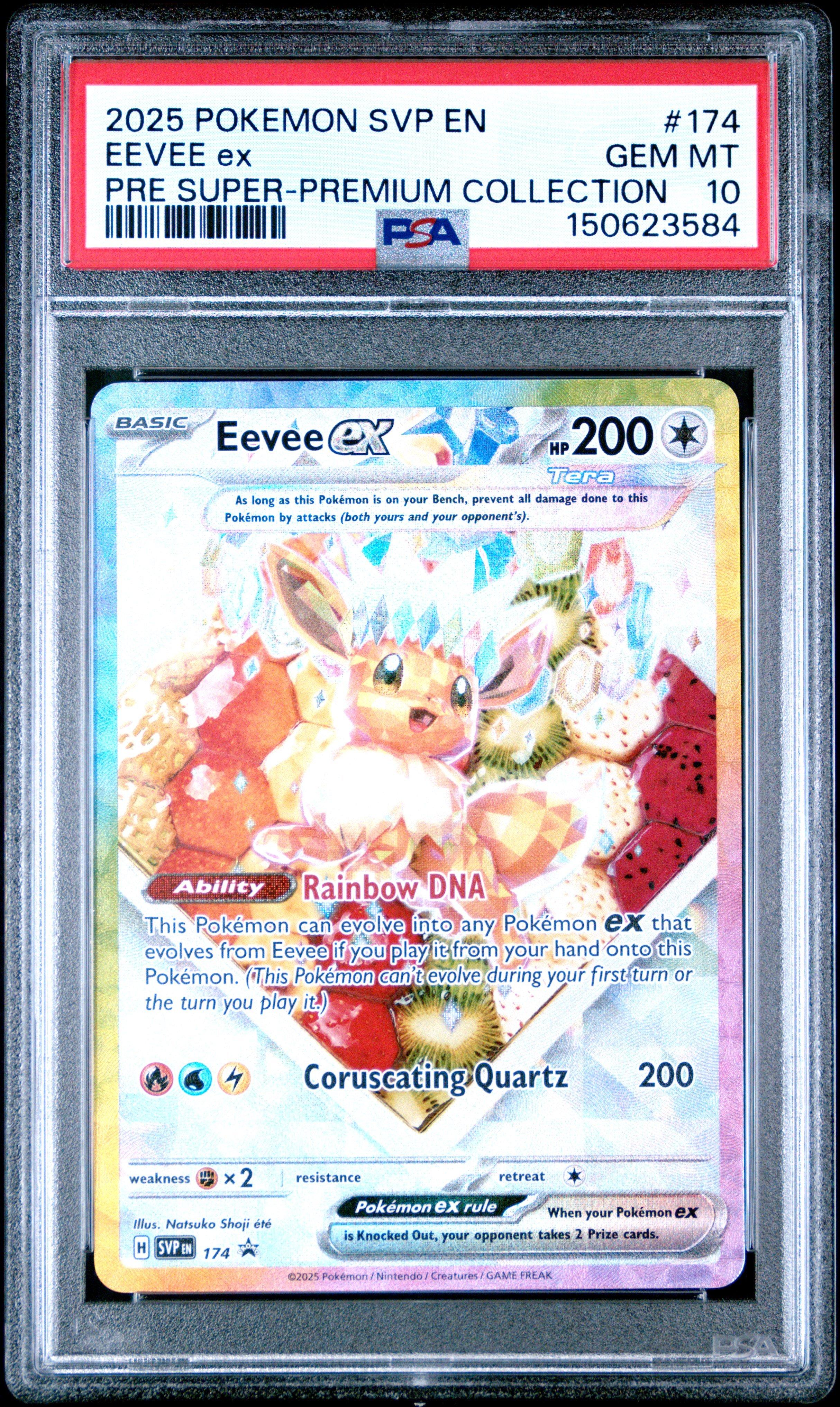 2025 Pokemon Svp En-sv Black Star Promo 174 Eevee Ex Prismatic