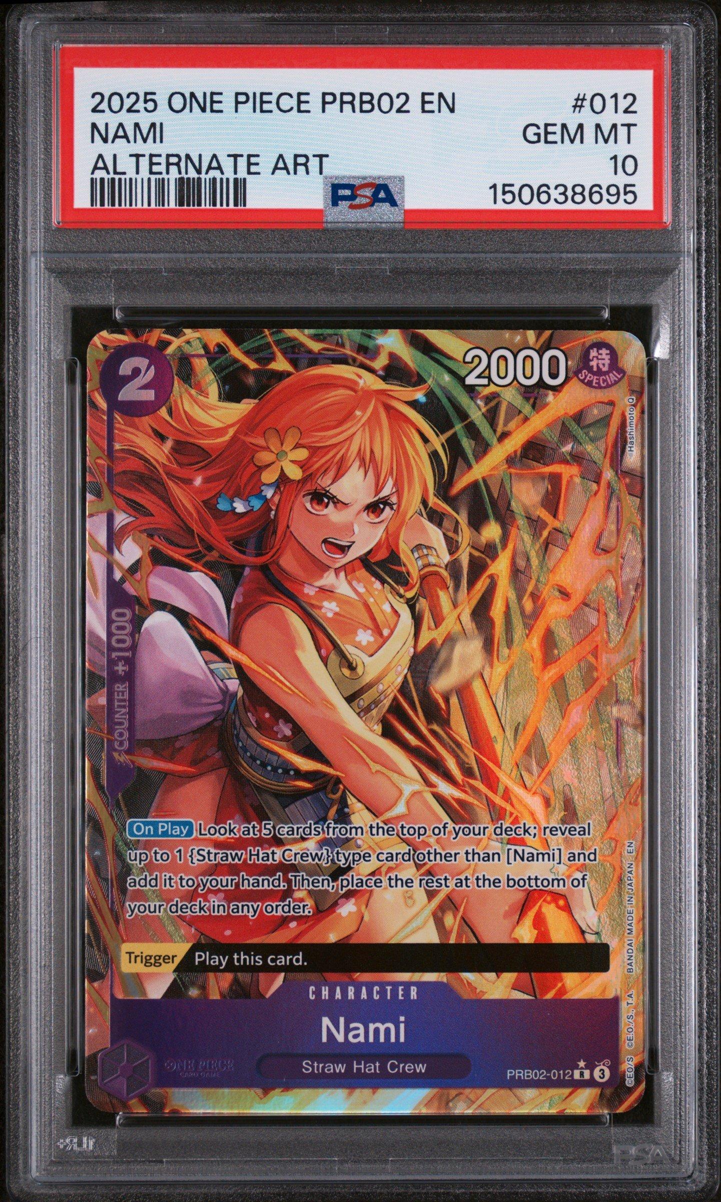 2025 One Piece Prb02-premium Booster -one Piece Card The Best- Vol