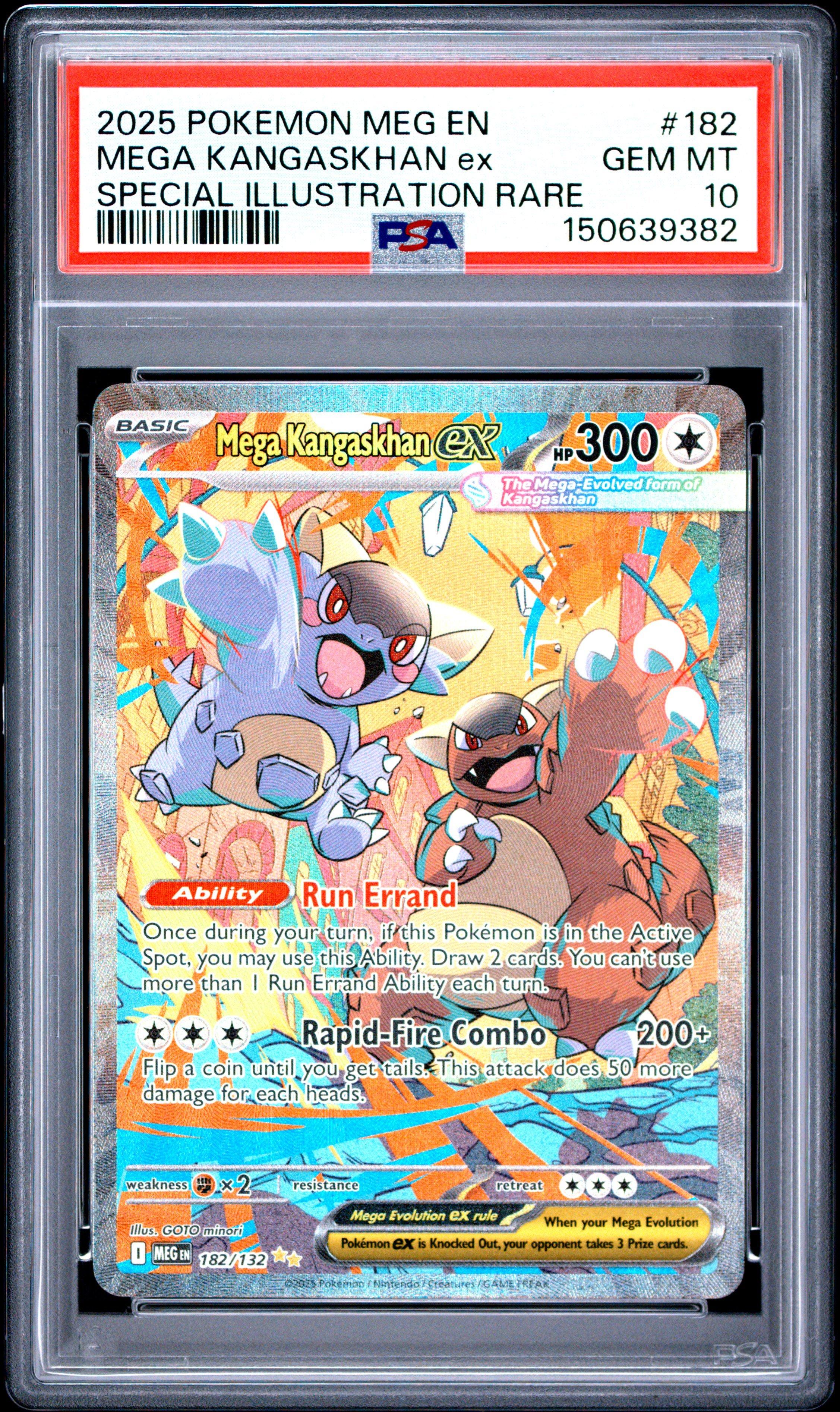 2025 Pokemon Meg En-mega Evolution 182 Mega Kangaskhan Ex Special