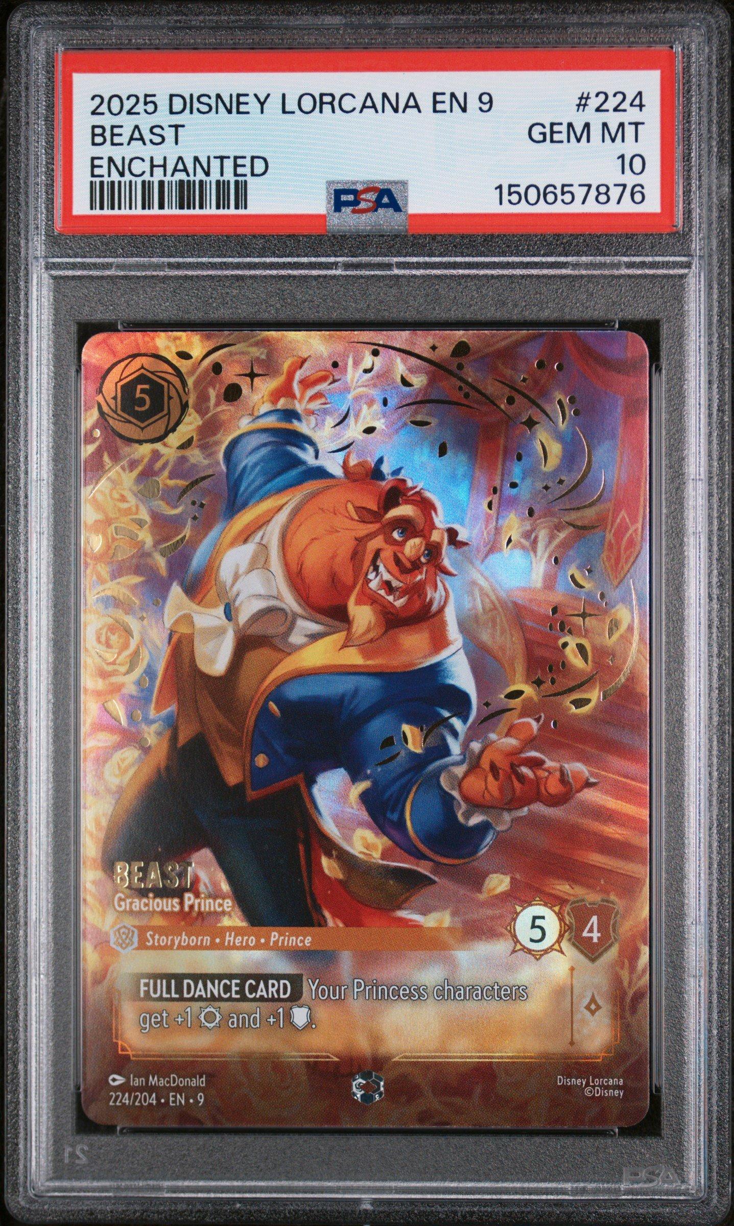 2025 Disney Lorcana En 9-fabled 224 Beast - Gracious Prince