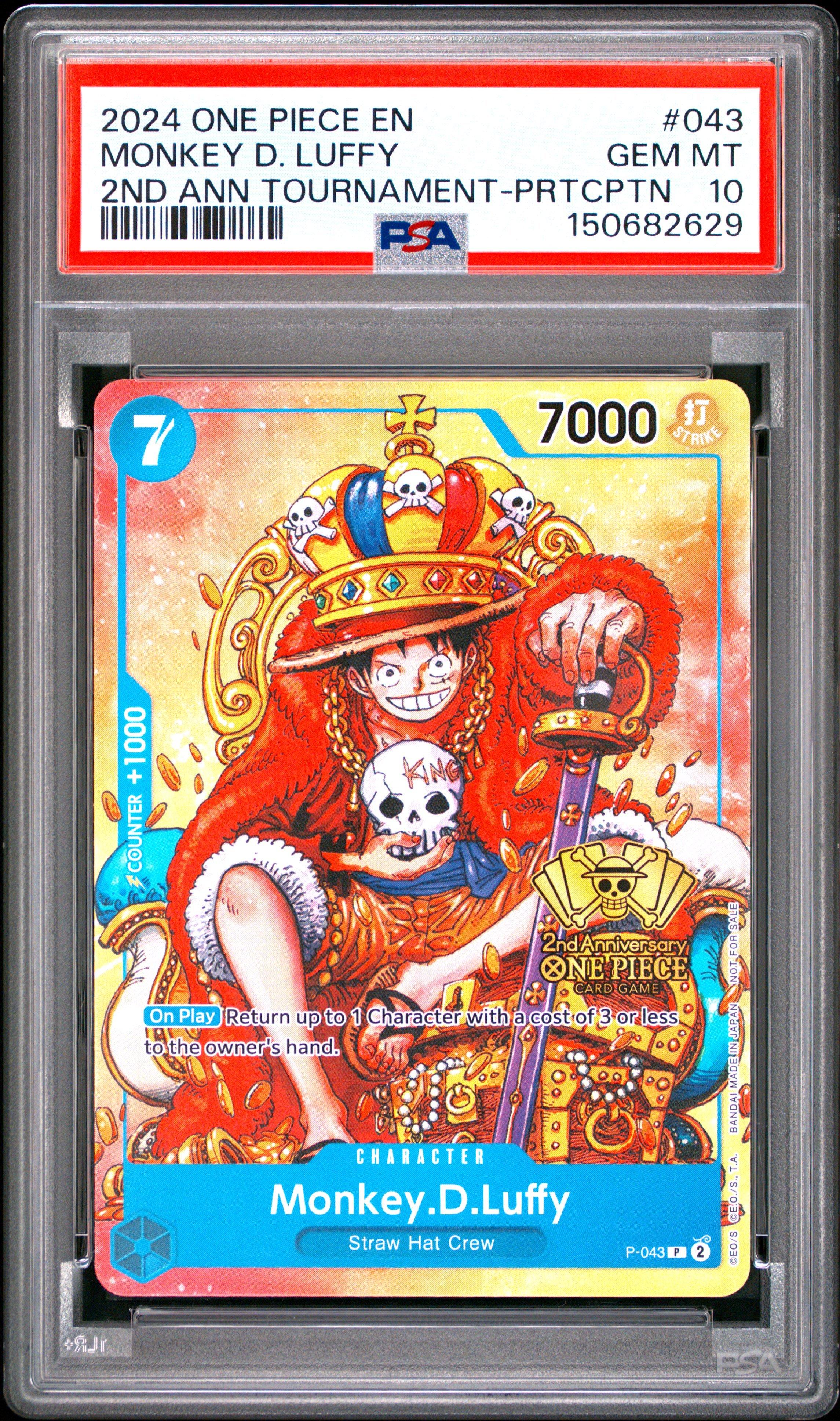 2024 One Piece Promos 043 Monkey D. Luffy 2nd Anniversary