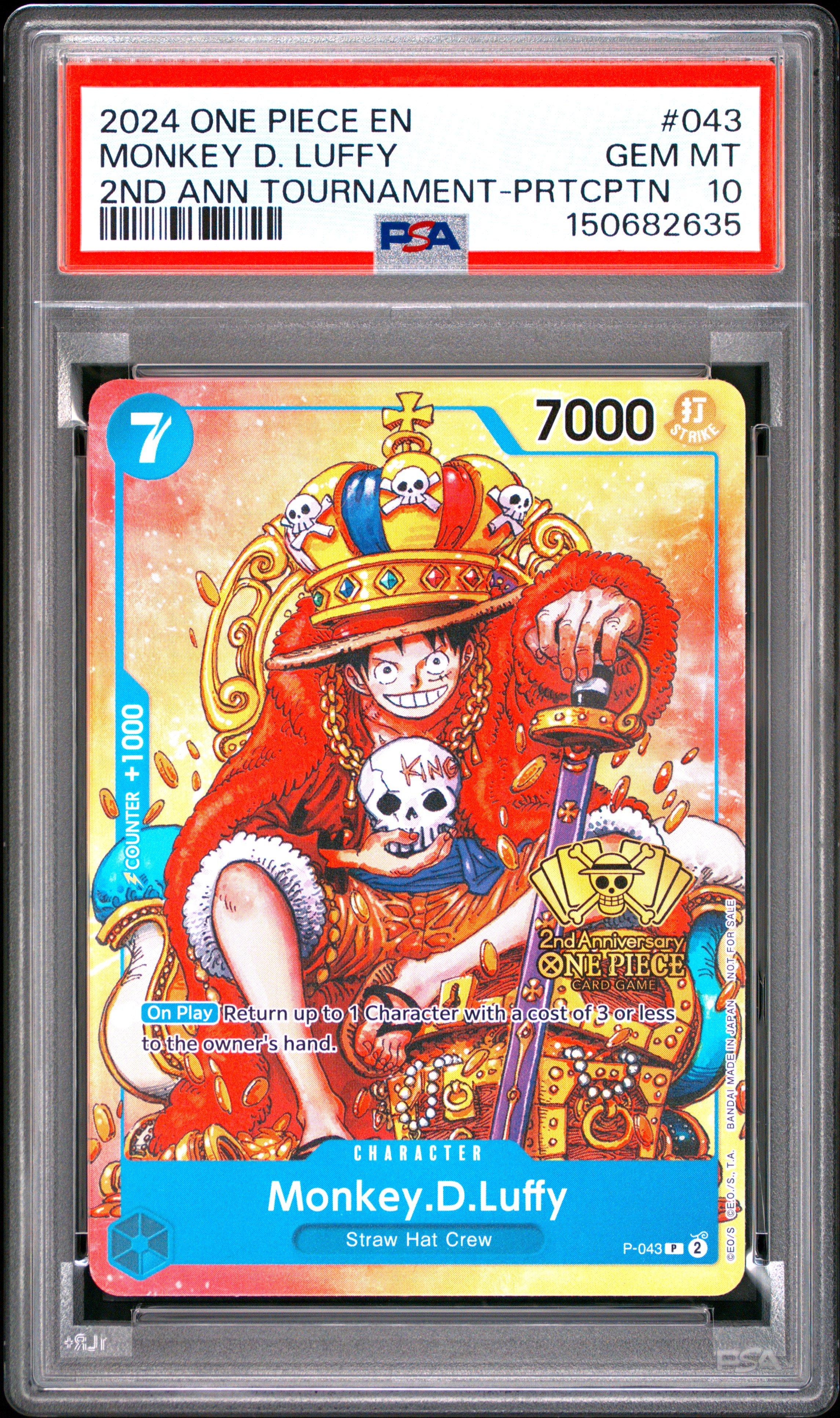 2024 One Piece Promos 043 Monkey D. Luffy 2nd Anniversary