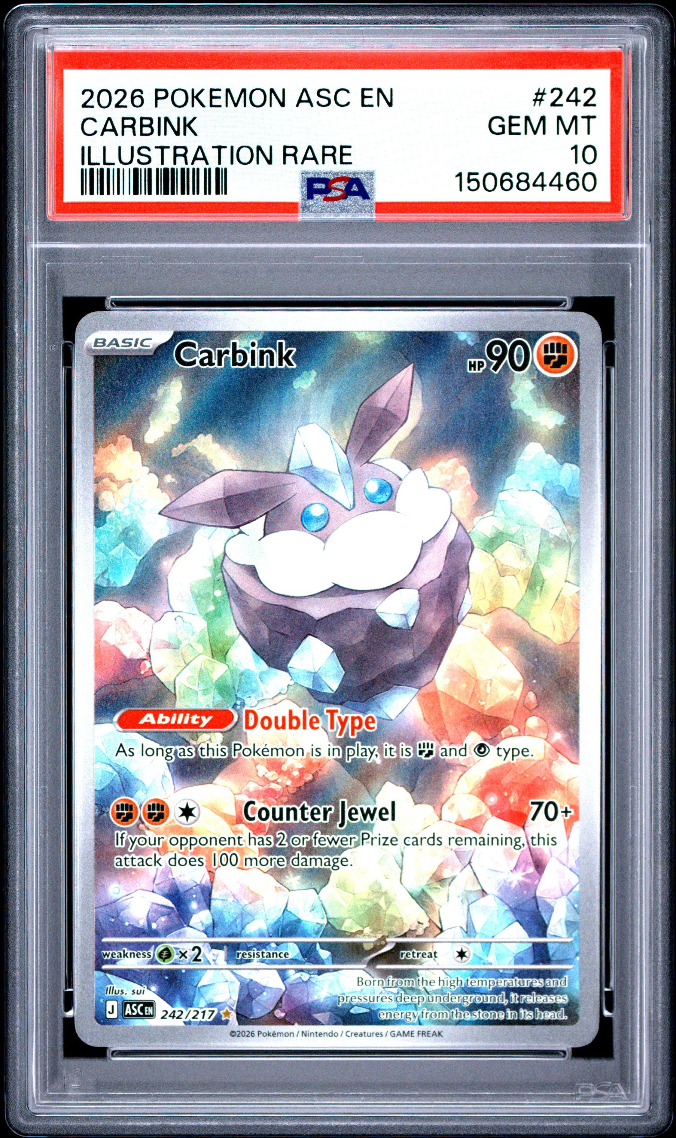 carbink pokemon card TCG - 117/217 - Ascended Heroes Pokemon 2014 7-11 Convenience Store