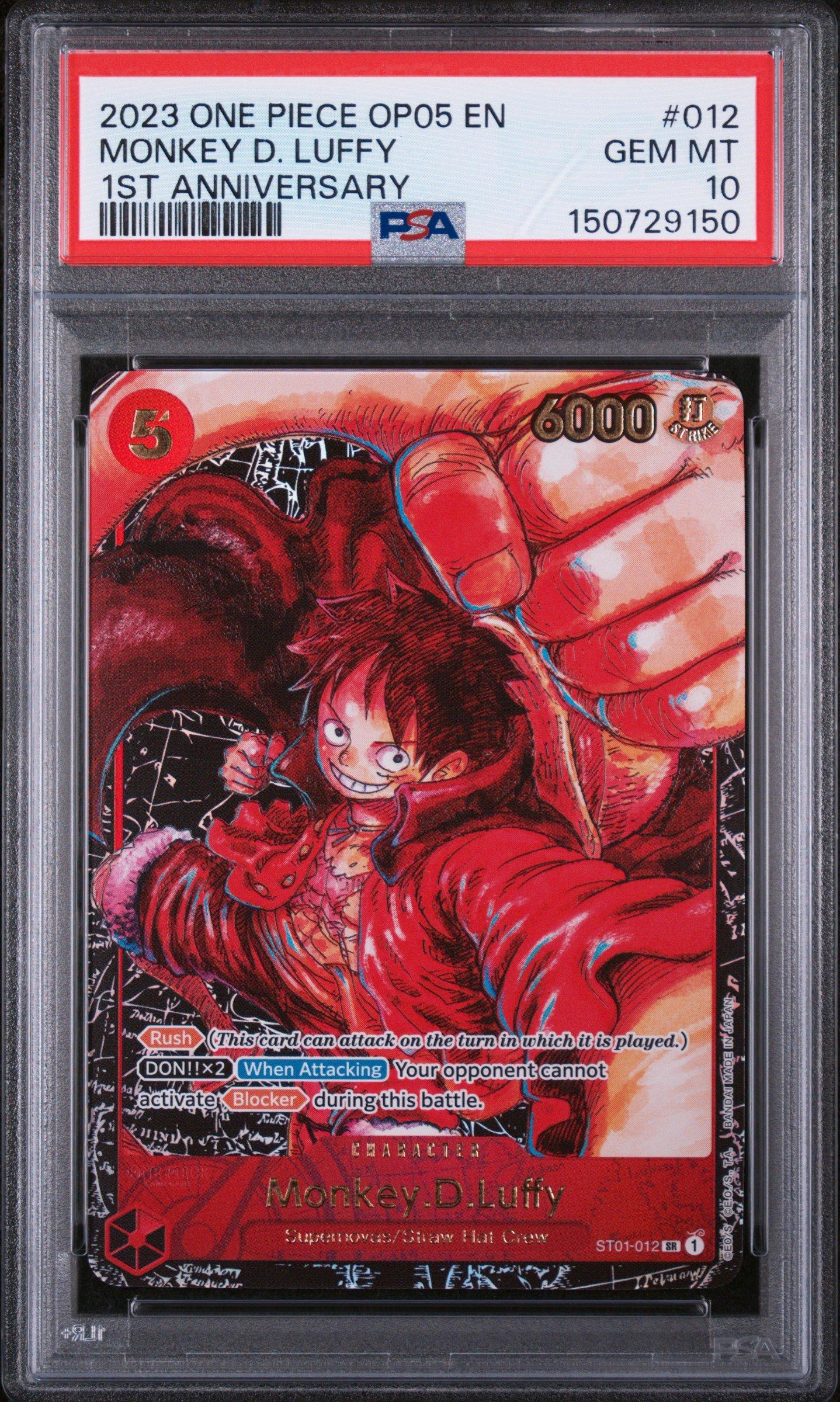 2023 One Piece Op05-awakening Of The New Era 012 Monkey D. Luffy