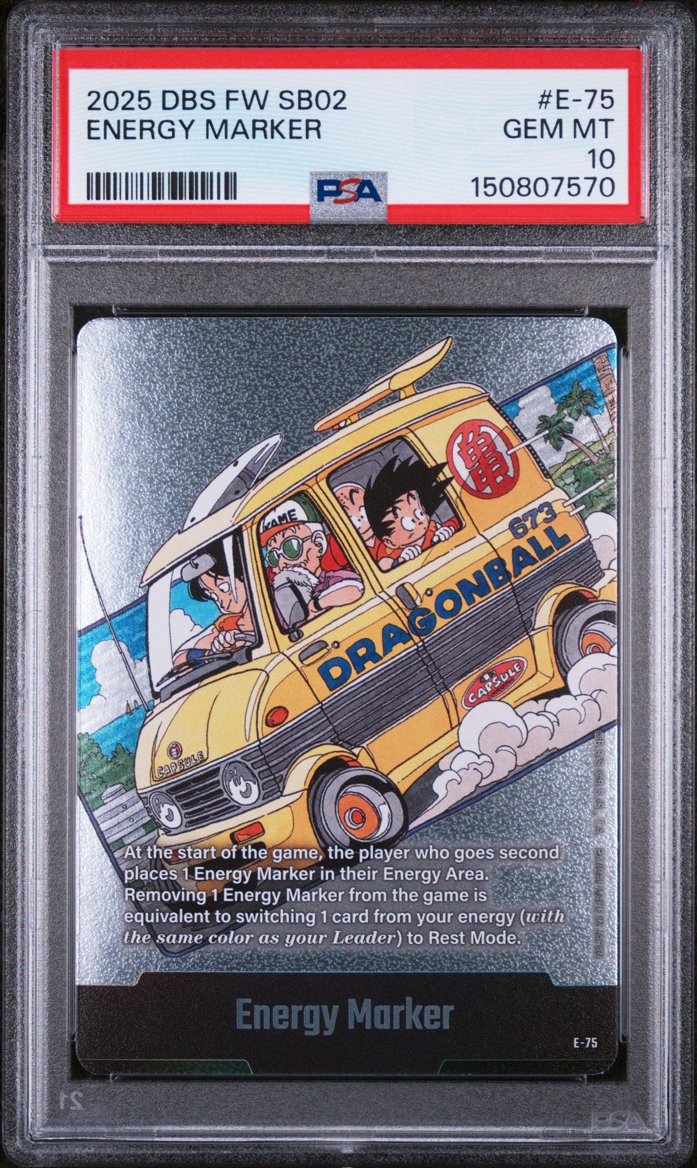 FWエナジーマーカーE-75 DragonBall MangaBooster 2025 Dragon Ball Super Card Game Fusion World Manga Booster 02 E