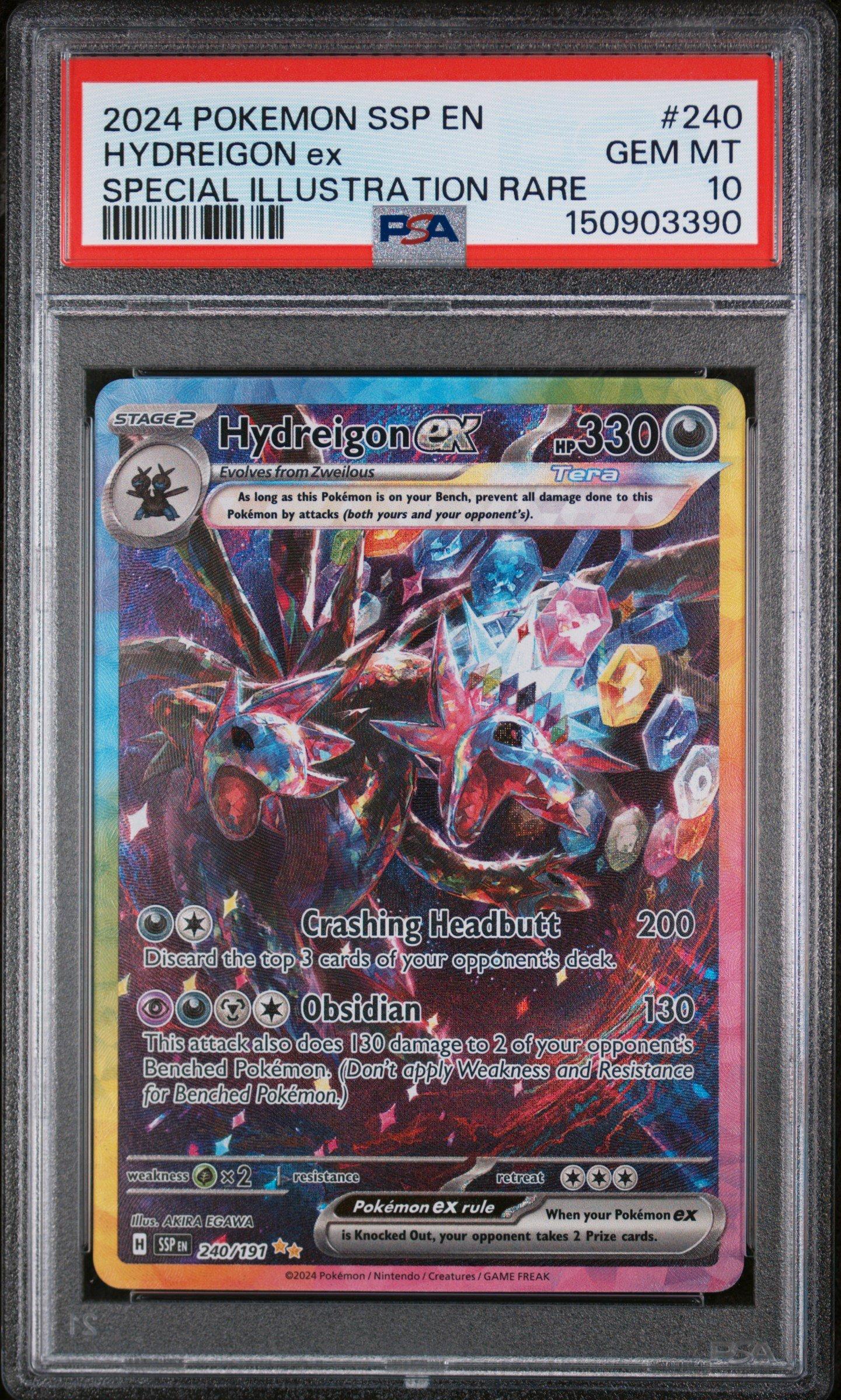 2024 Pokemon Ssp En-surging Sparks 240 Hydreigon Ex Special