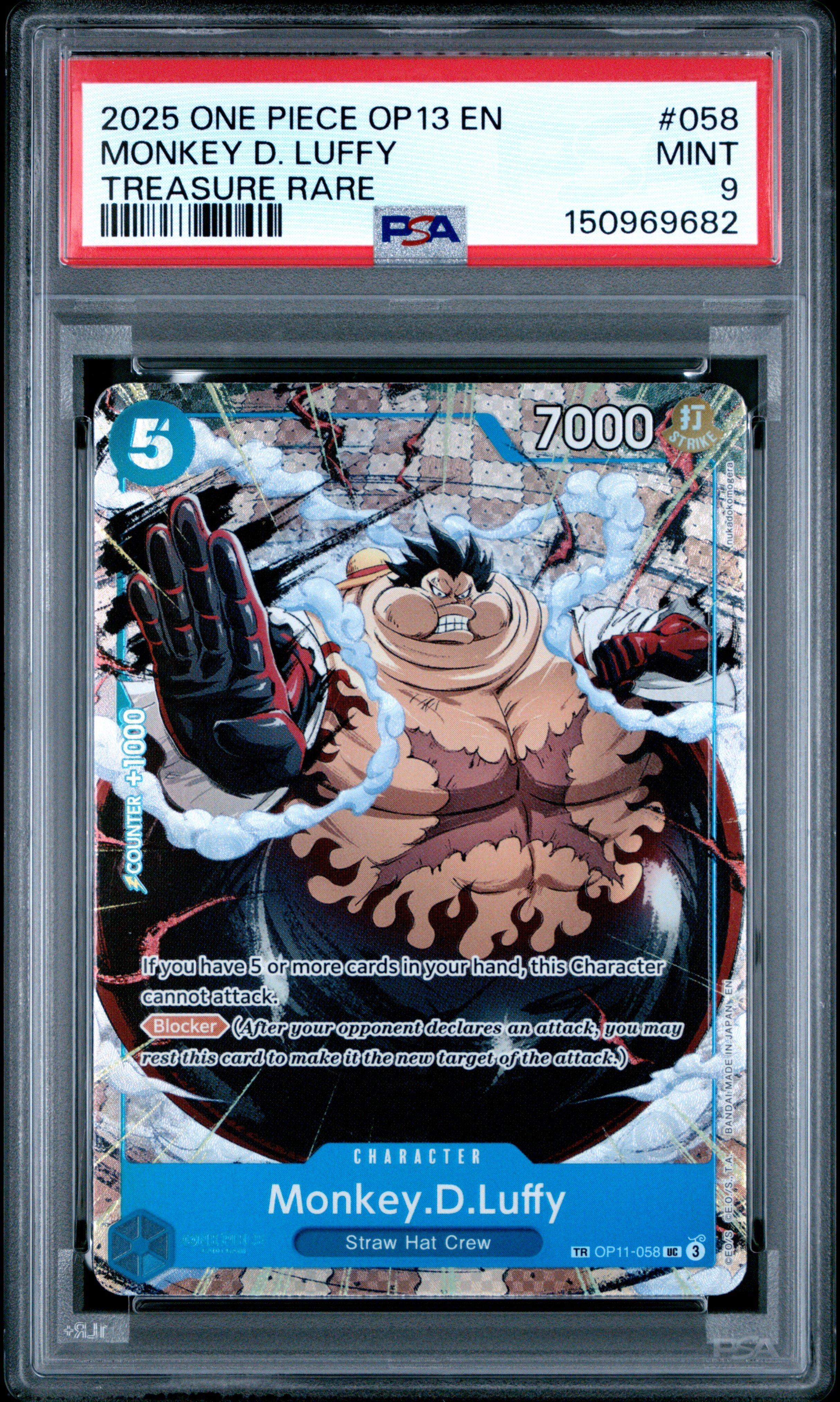 2025 One Piece Op13-carrying On His Will 058 Monkey D. Luffy