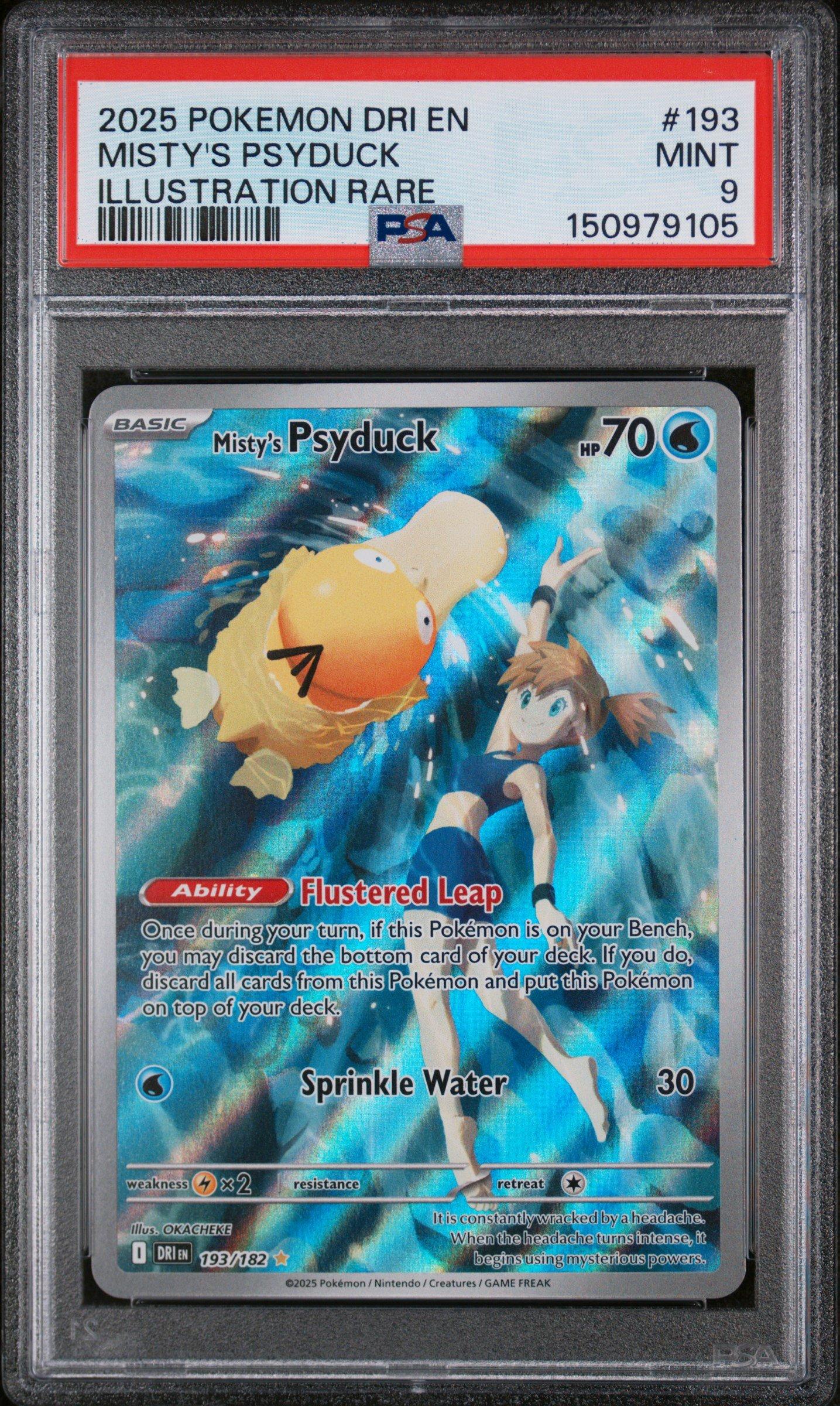 2025 Pokemon Dri En-destined Rivals 193 Misty's Psyduck