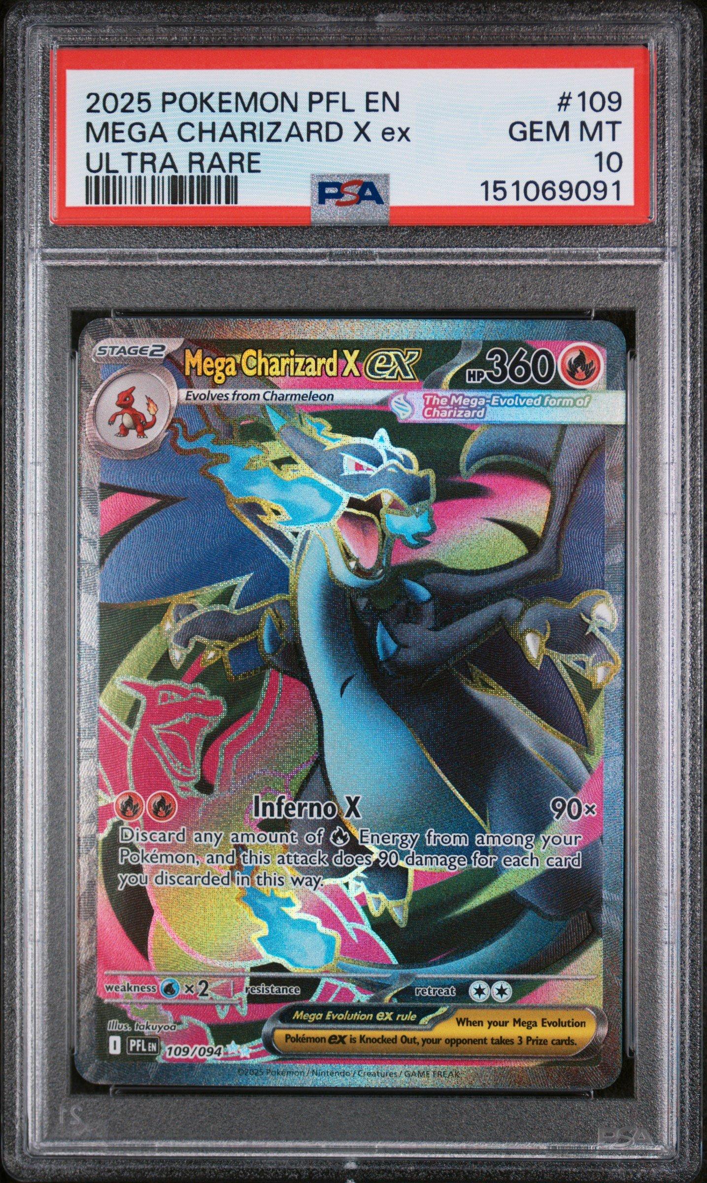 psa 10 charizard pokemon card Graded: ex 223/197 Obsidian Flames (2023) SIR Holo [RRRR] Fire Spin (100)Discard 2 Energy cards attached to Charizard in order to use this attack Charizard 2021 Pokemon Celebrations Classic