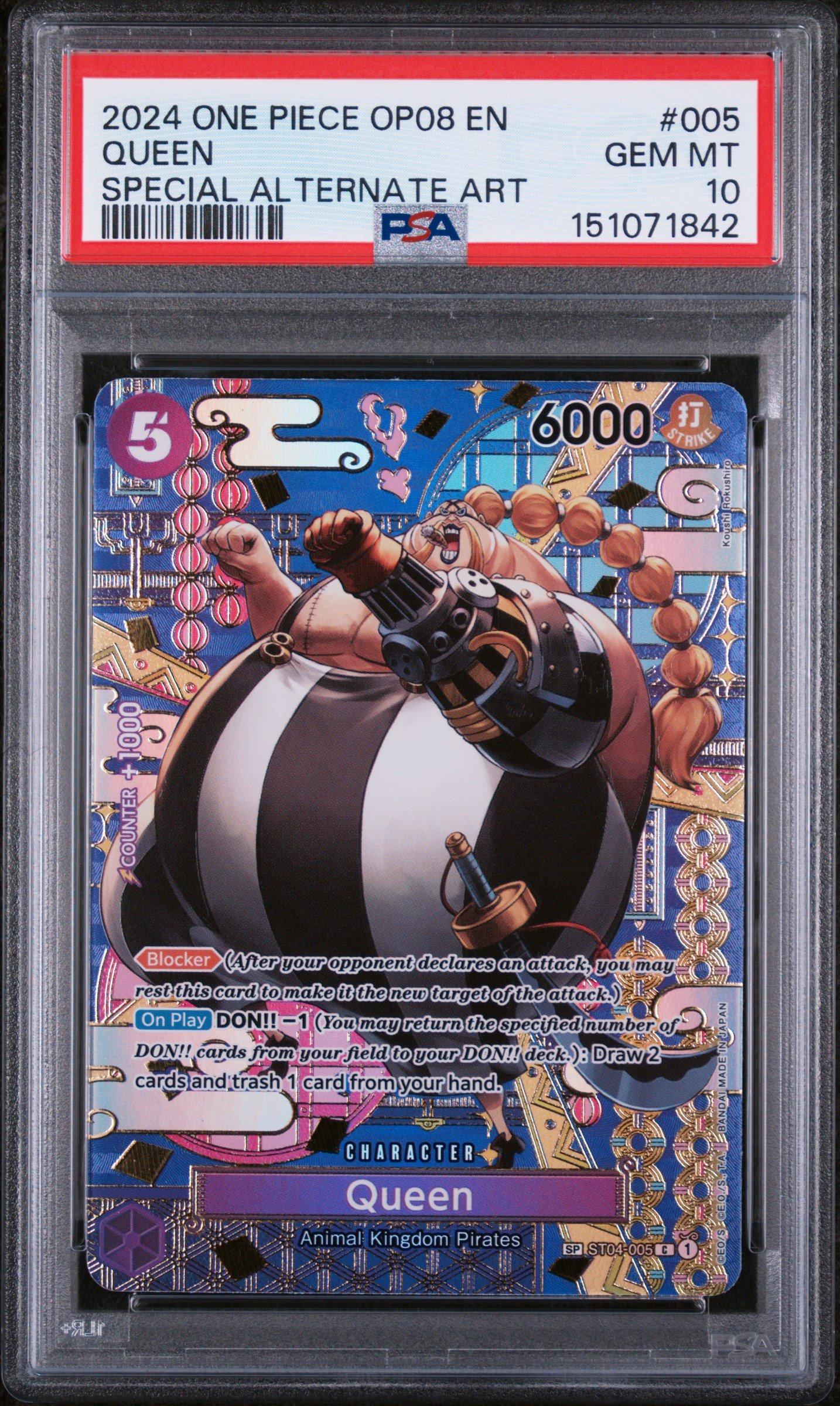 2024 One Piece Op08-two Legends 005 Queen Special Alternate Art