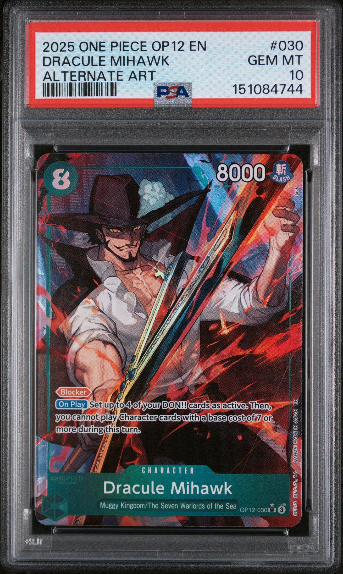 2025 One Piece Op12-legacy Of The Master 030 Dracule Mihawk