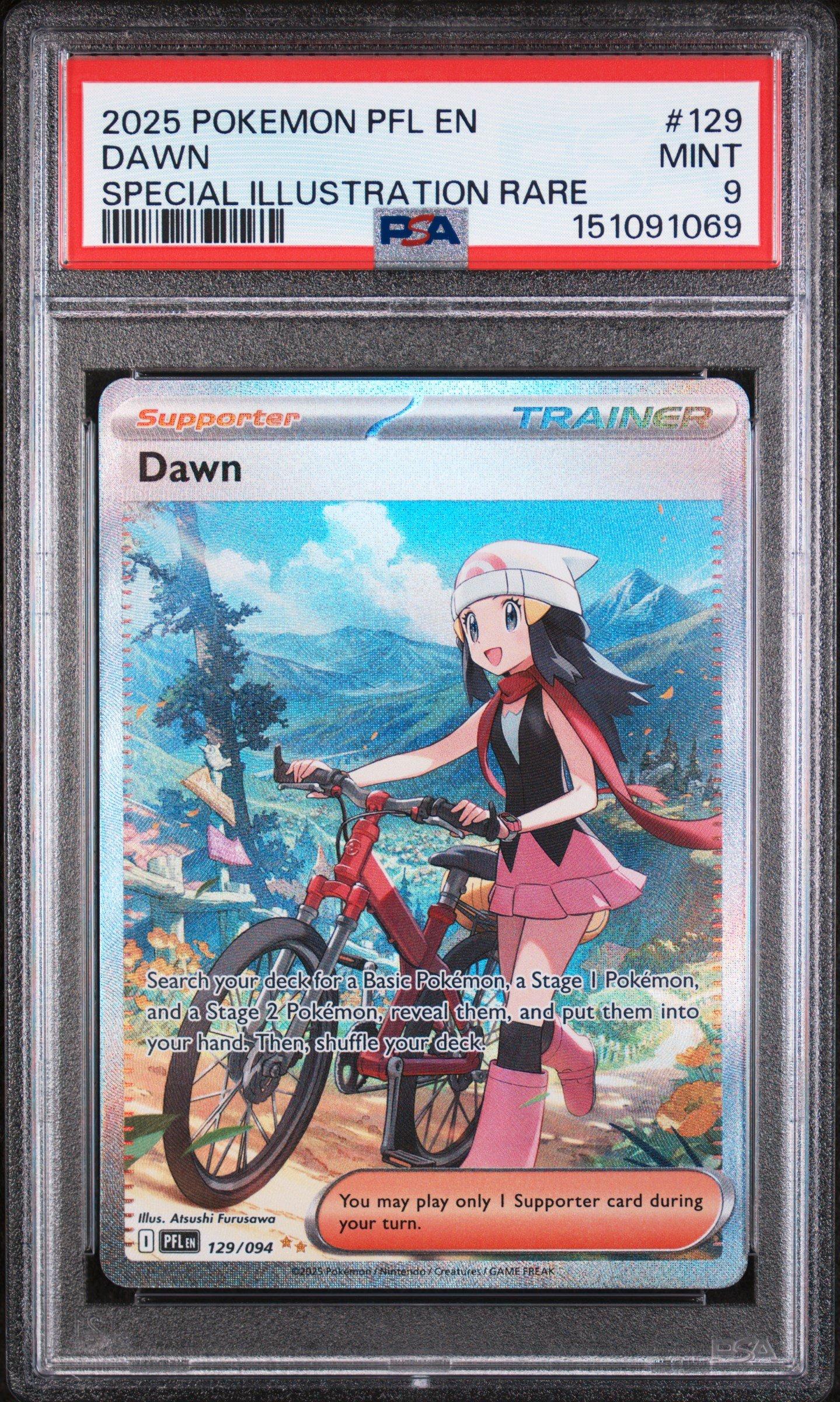 2025 Pokemon Pfl En-phantasmal Flames 129 Dawn Special