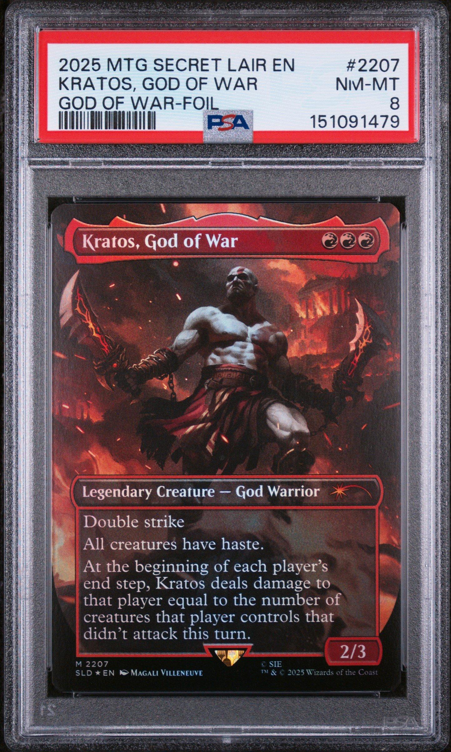 2025 Magic The Gathering Secret Lair Drop 2207 Kratos, God Of War God Of  War: Greek-foil PSA 8 Graded Card | GameStop