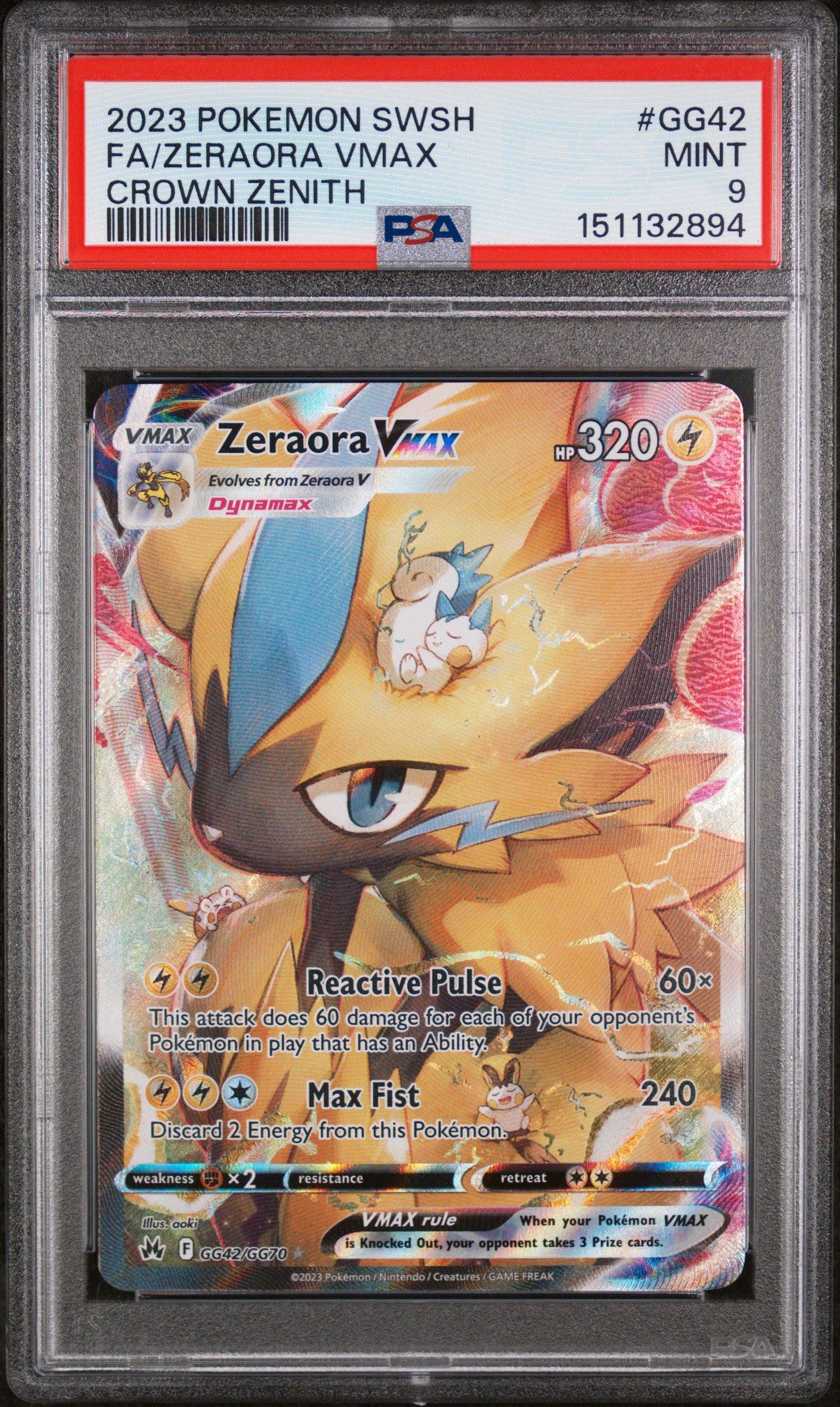 2023 Pokemon Sword And Shield Crown Zenith Gg42 Full Art/zeraora
