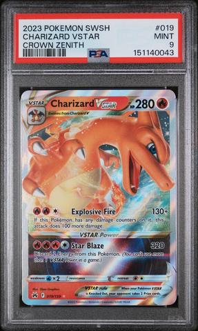2023 Pokemon Sword And Shield Crown Zenith 019 Charizard Vstar PSA