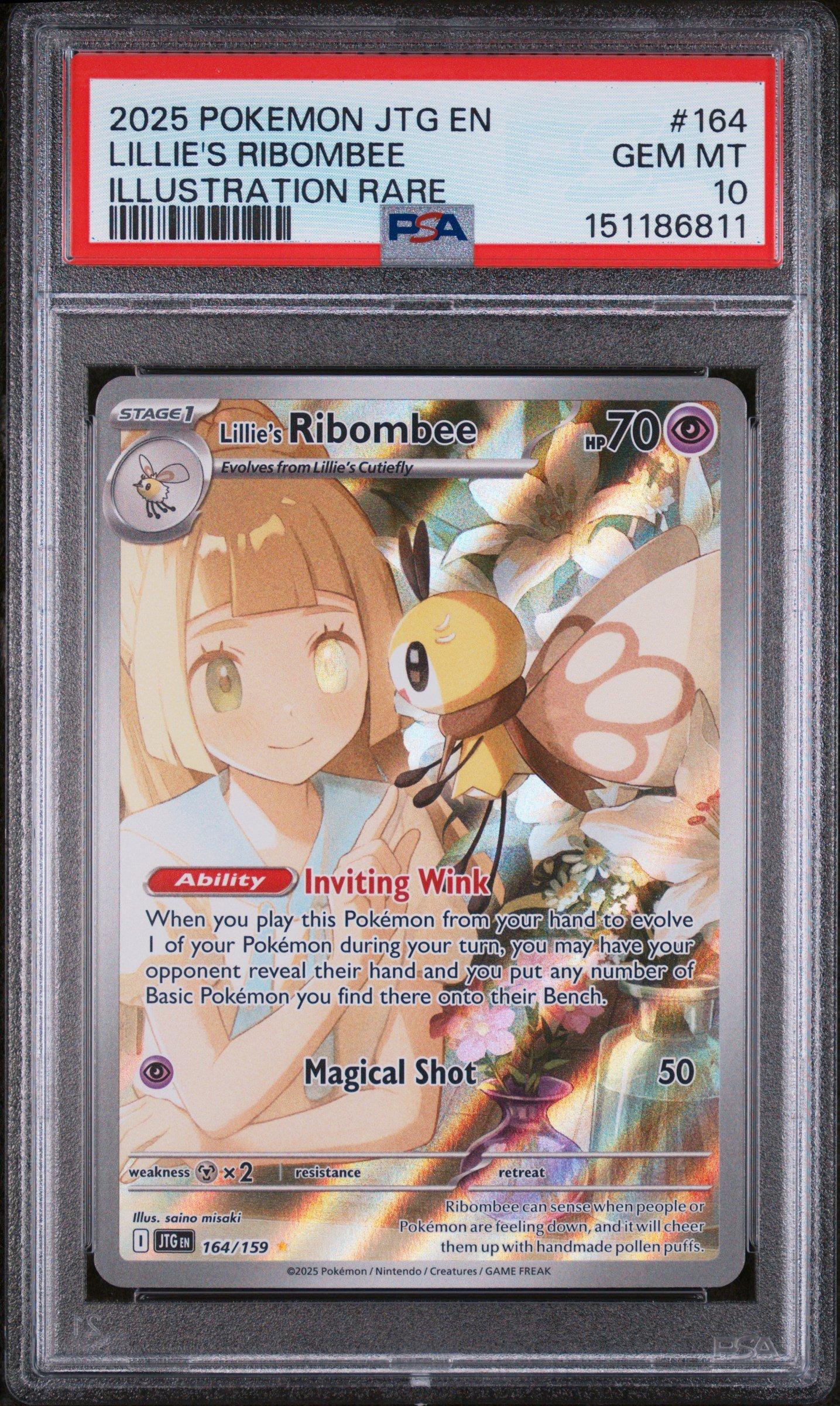 2025 Pokemon Jtg En-journey Together 164 Lillie's Ribombee