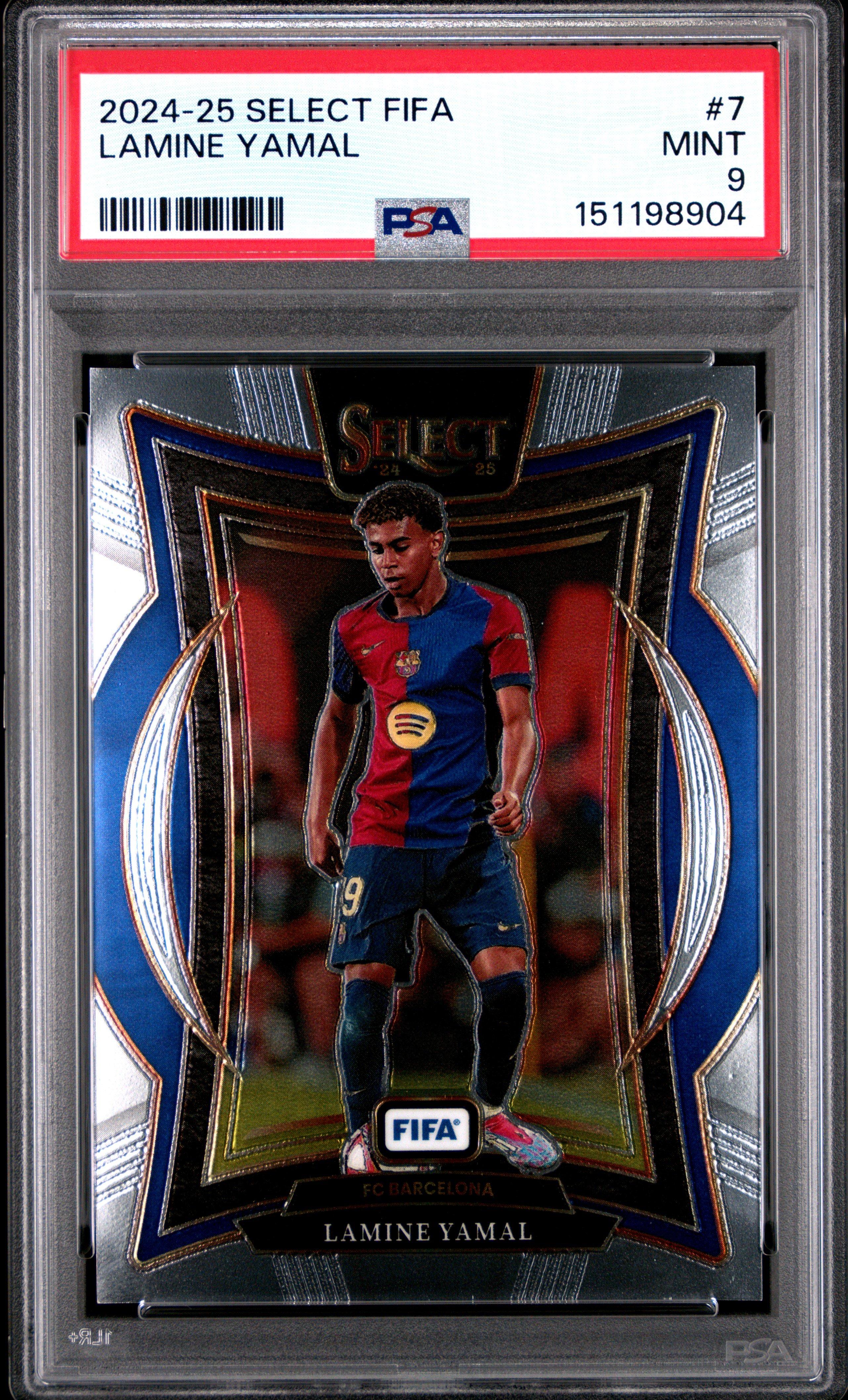 lamine yamal graded card 2023-24 Donruss #54 RC Rookie Spain Official FIFA Soccer Card in Raw (NM or Better) Condition : Sports & Outdoors Encapsulated in a tamper Lamine Yamal Barcelona Autographed 2023-24
