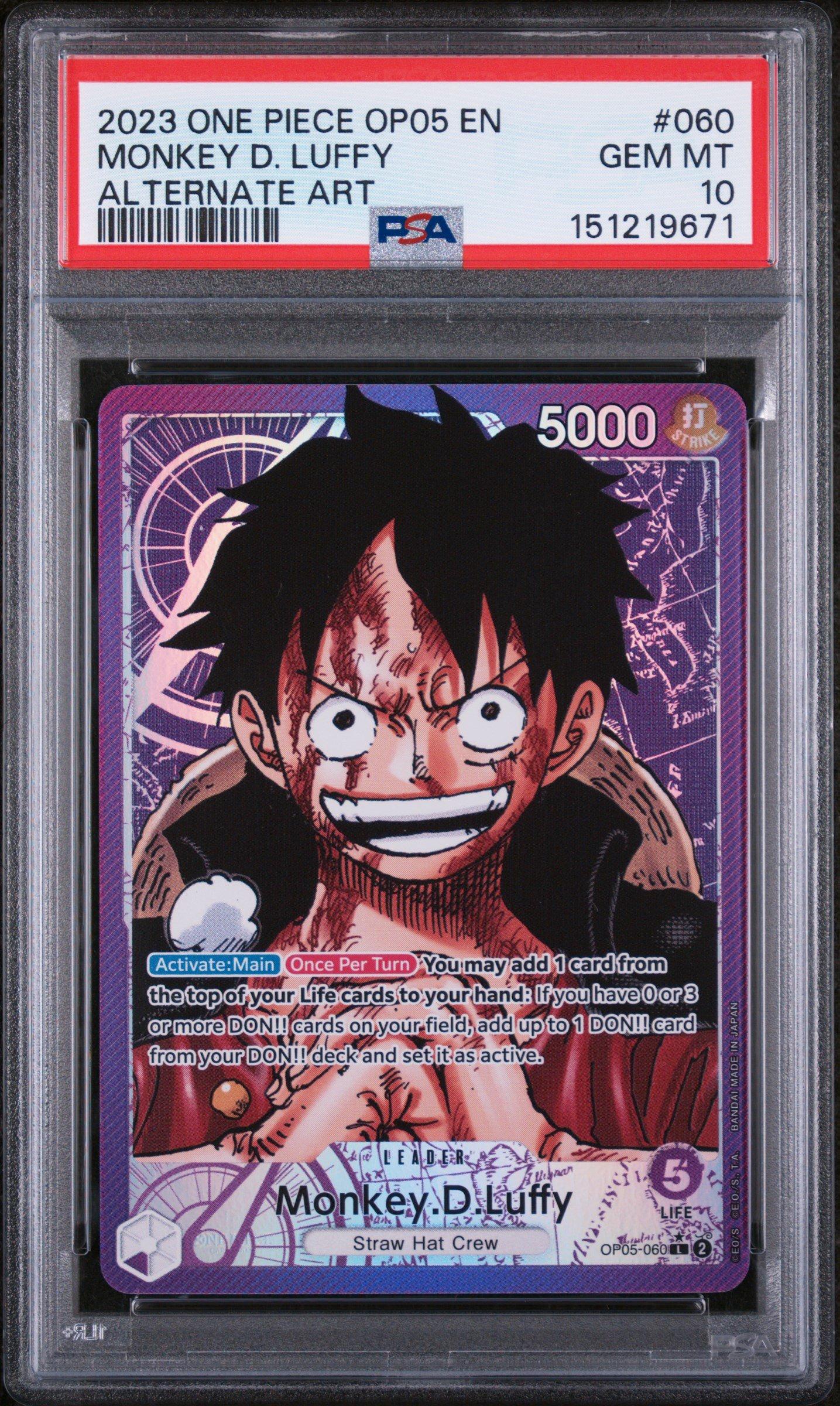 2023 One Piece Op05-awakening Of The New Era 060 Monkey D. Luffy