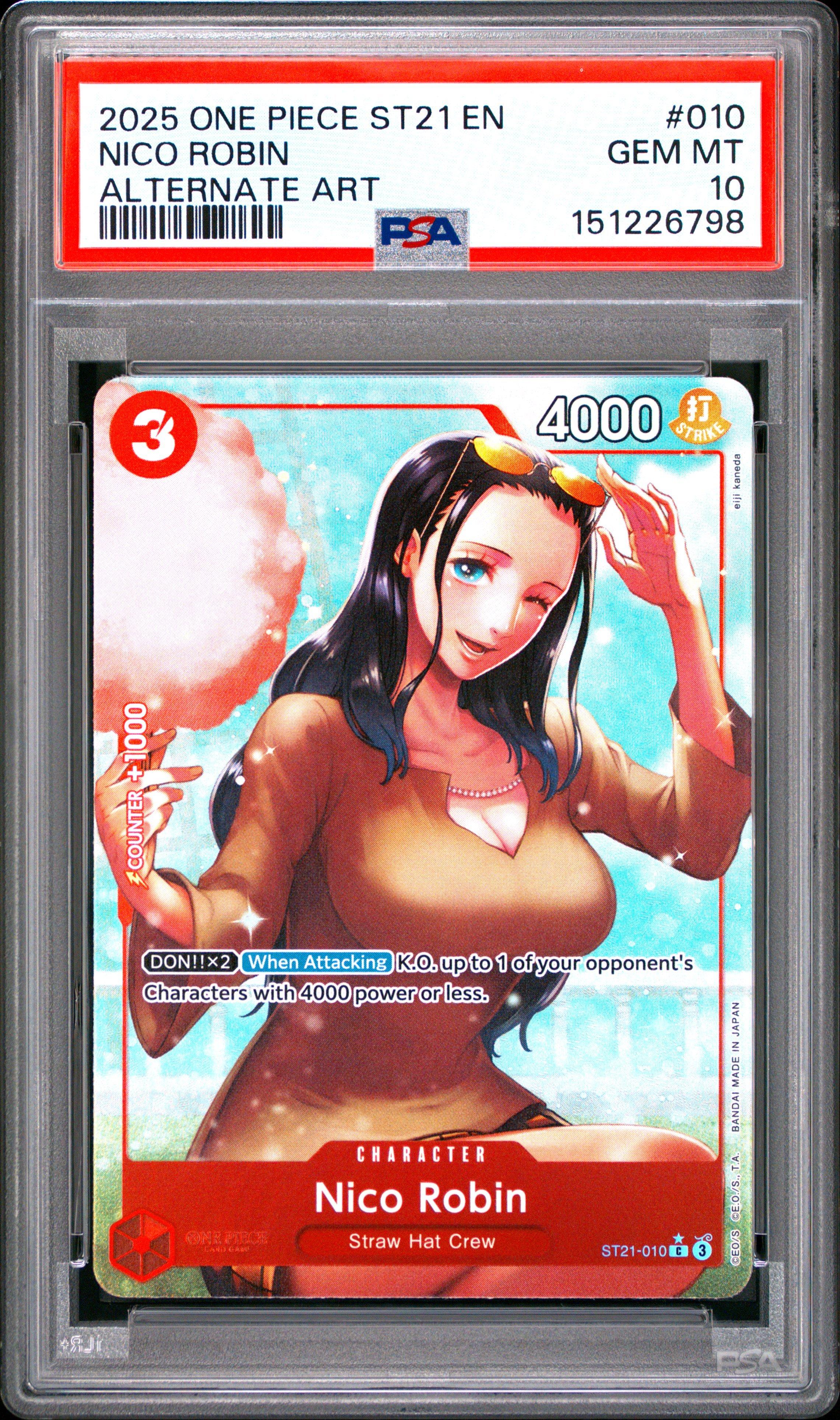 2025 One Piece Starter Deck St21-ex Gear 5 010 Nico Robin