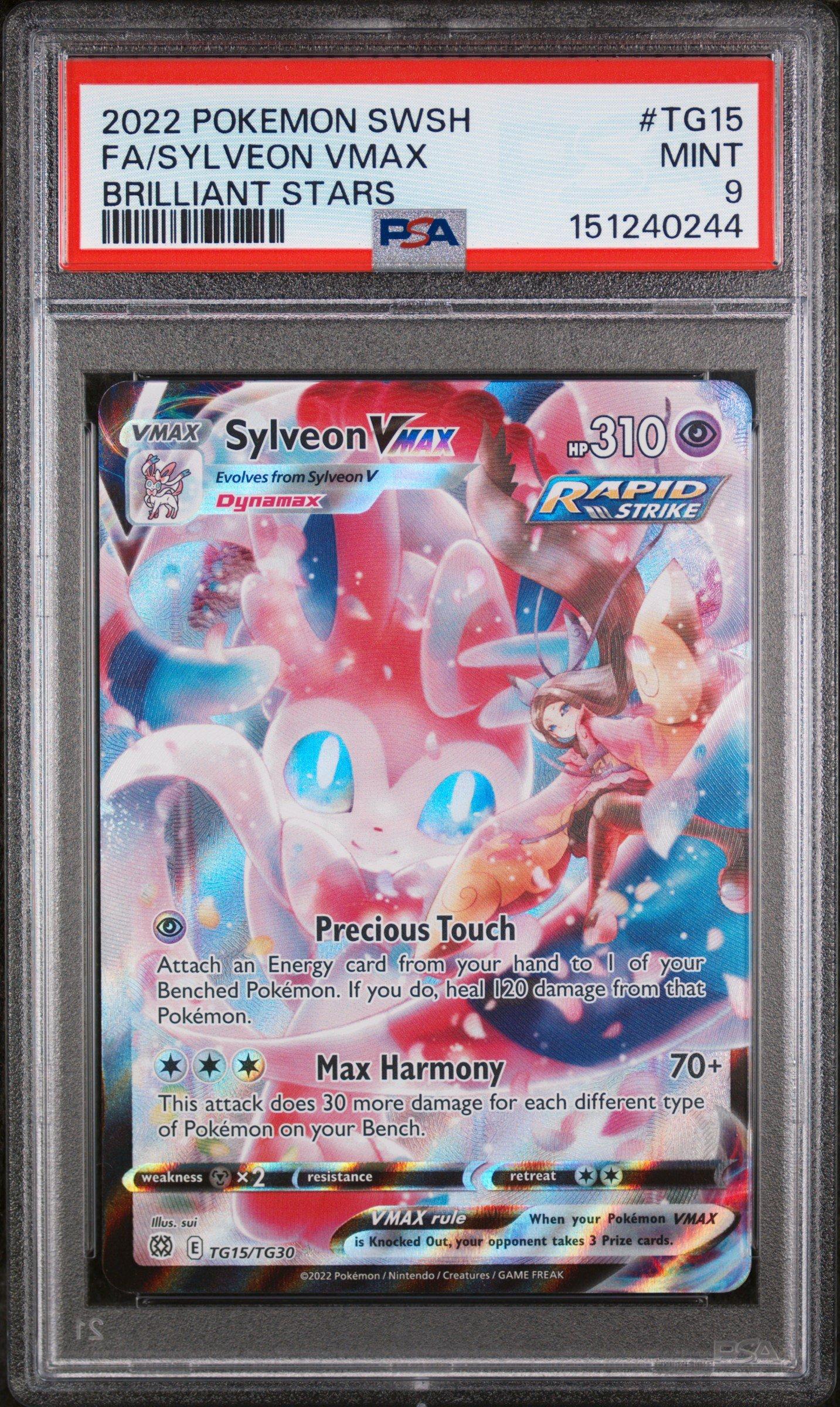 2022 Pokemon Sword & Shield Brilliant Stars Tg15 Full Art/sylveon