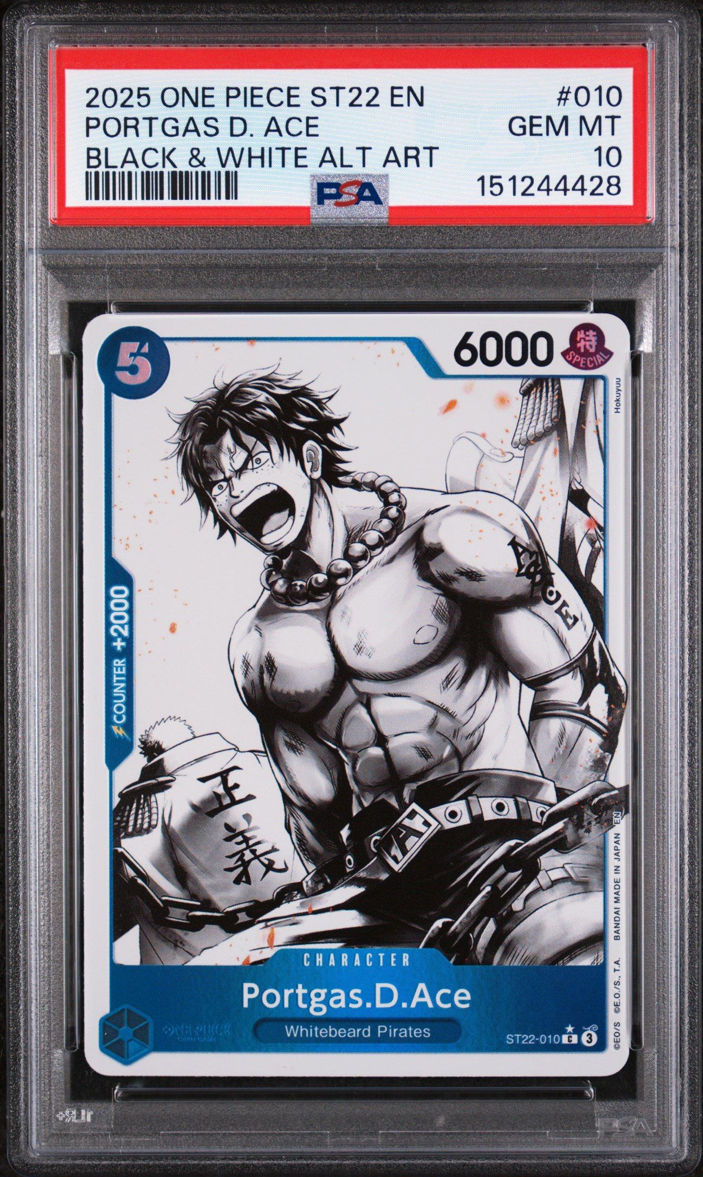 2025 One Piece Starter Deck St22-ace & Newgate 010 Portgas D. Ace