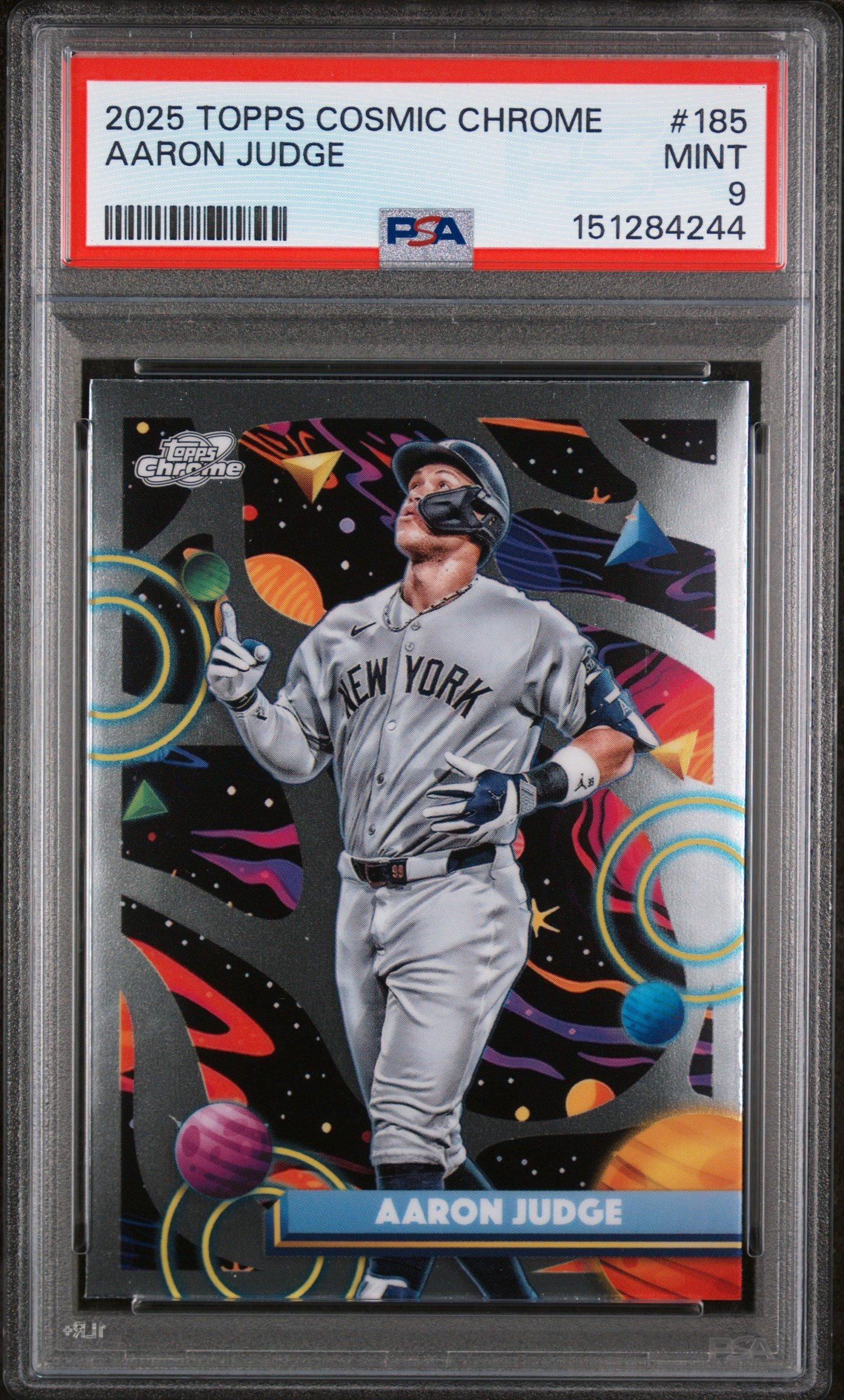cosmic sports cards graded cards Graded 2024 Topps Cosmic Chrome Tedy Bruschi #GG21 Galaxy Greats Footb main image 1