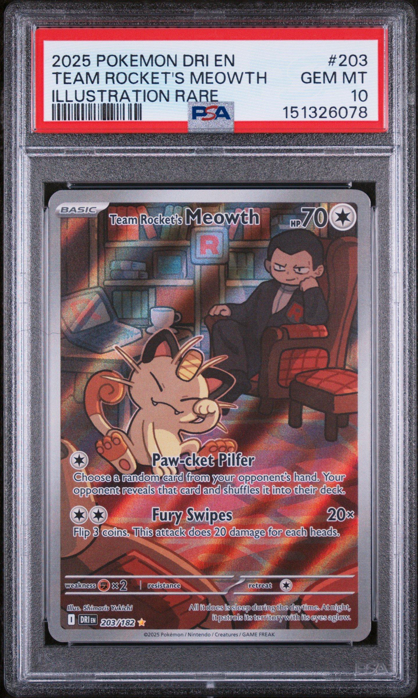 ポケモンカードゲーム 2025 POKEMON CBB3 CS MEOWTH Psa 10 2025 Pokemon TCG card Chinese Exclusive gem Vol.3 Meowth CBB3C 02