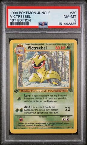 1999 Pokemon Jungle 55 Mankey 1st Edition PSA 8 | GameStop