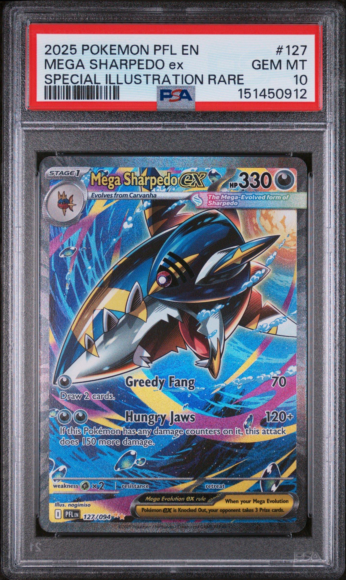 メガリザードンXex Phantasmal Flames 12★psa10★ PSA 10 Mega Charizard X Ex 013/094 Pokemon Phantasmal Flames 2025