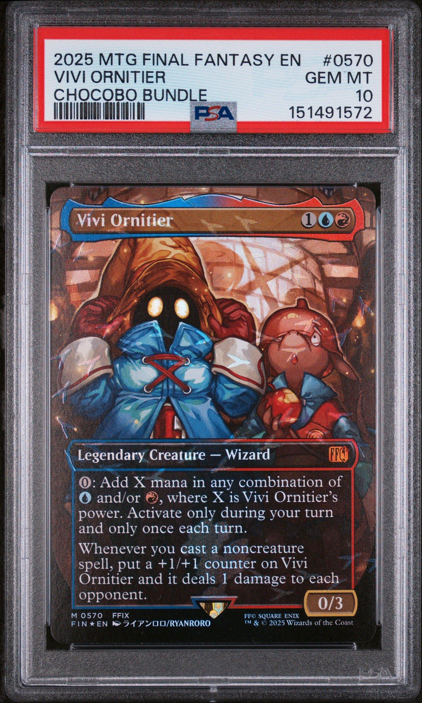 2025 Magic The Gathering Final Fantasy 0570 Vivi Ornitier Chocobo