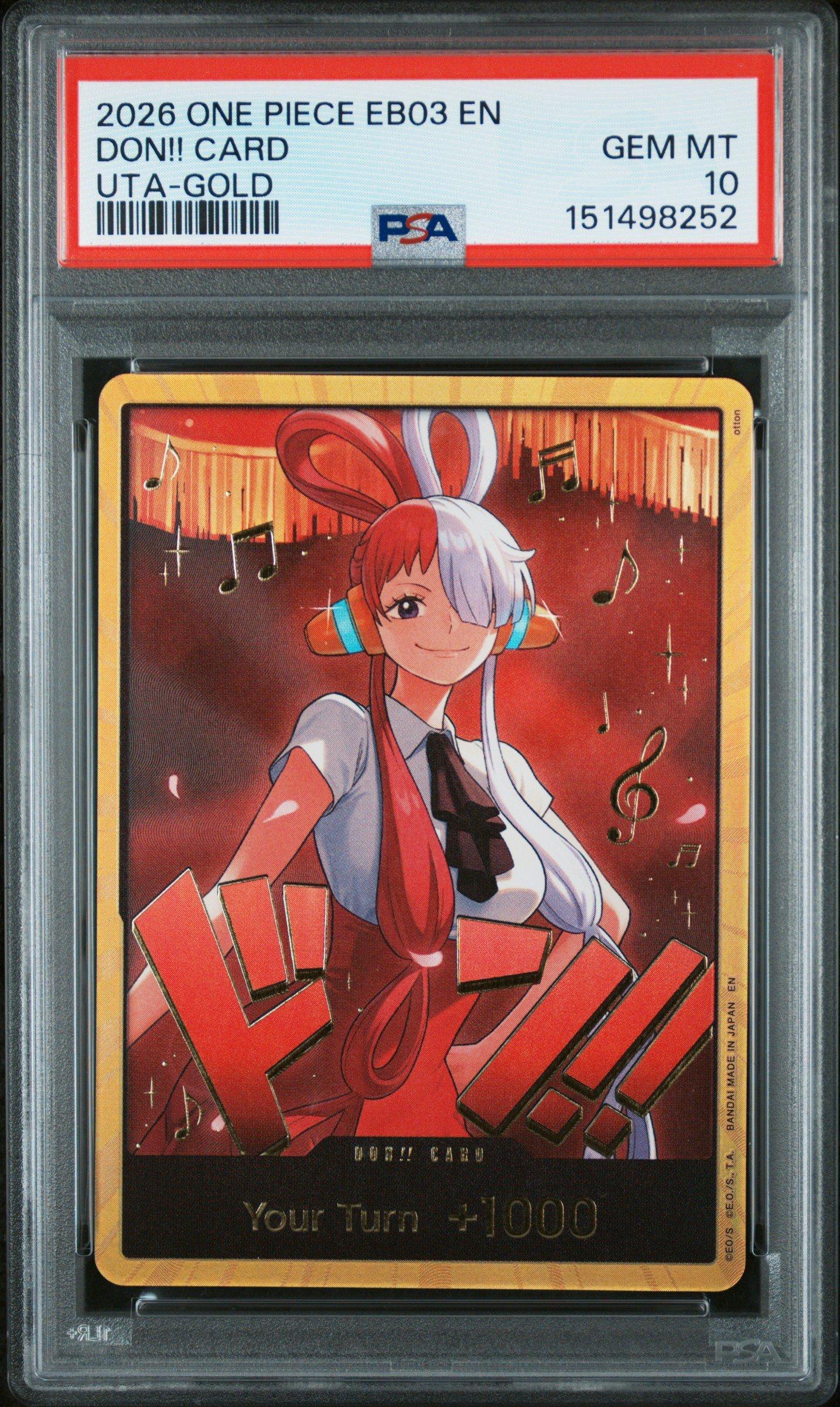 2026 One Piece Eb03-extra Booster -one Piece Heroines Edition- Don