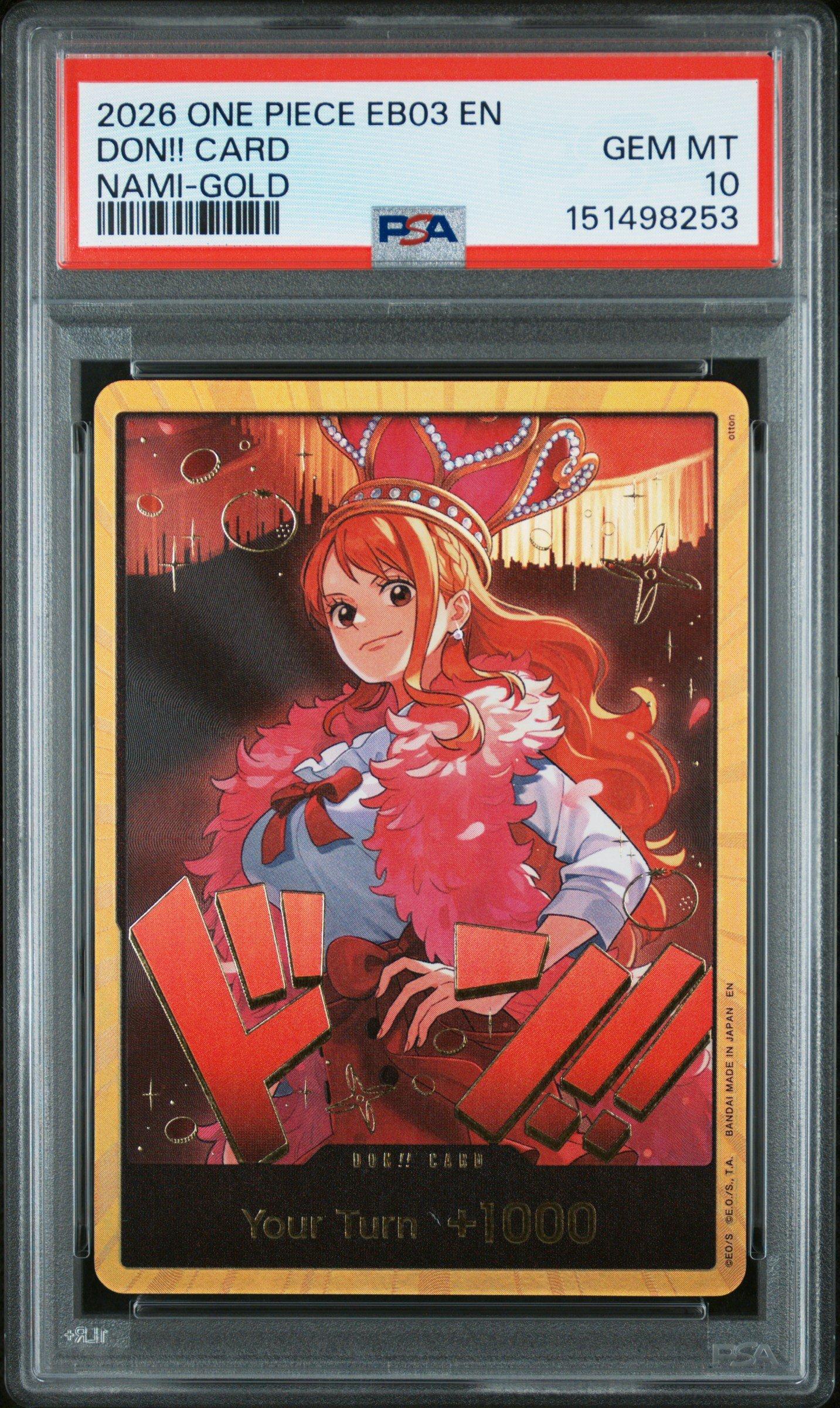 2026 One Piece Eb03-extra Booster -one Piece Heroines Edition- Don