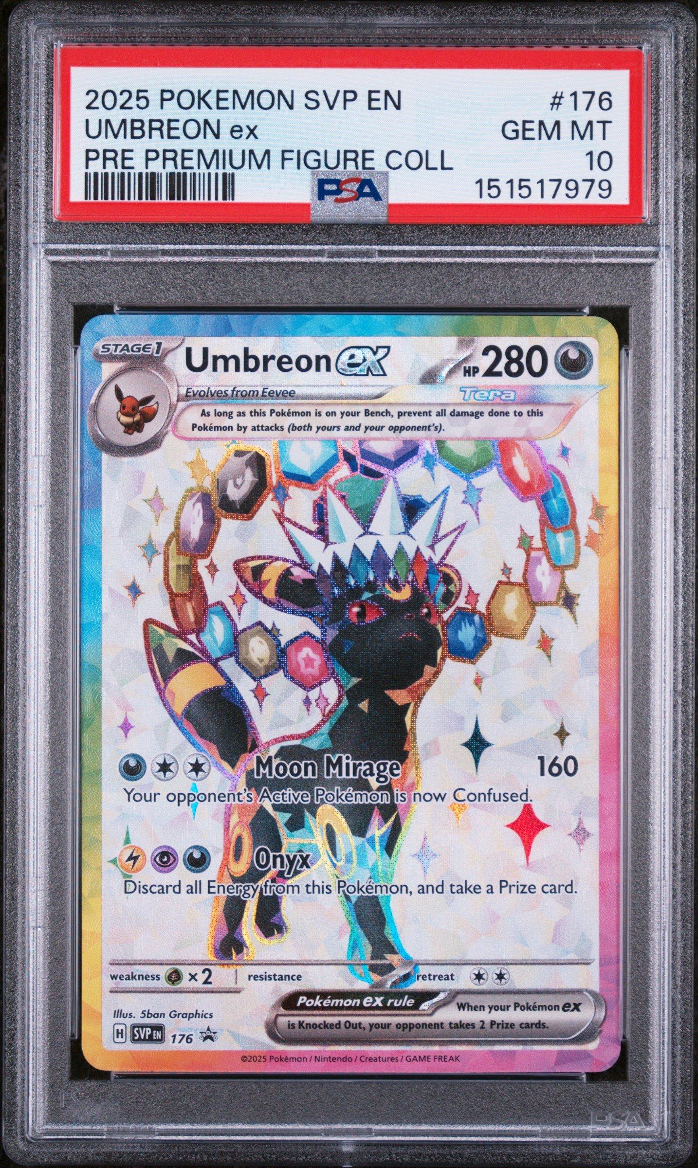 2025 Pokemon Svp En-sv Black Star Promo 176 Umbreon Ex Prismatic