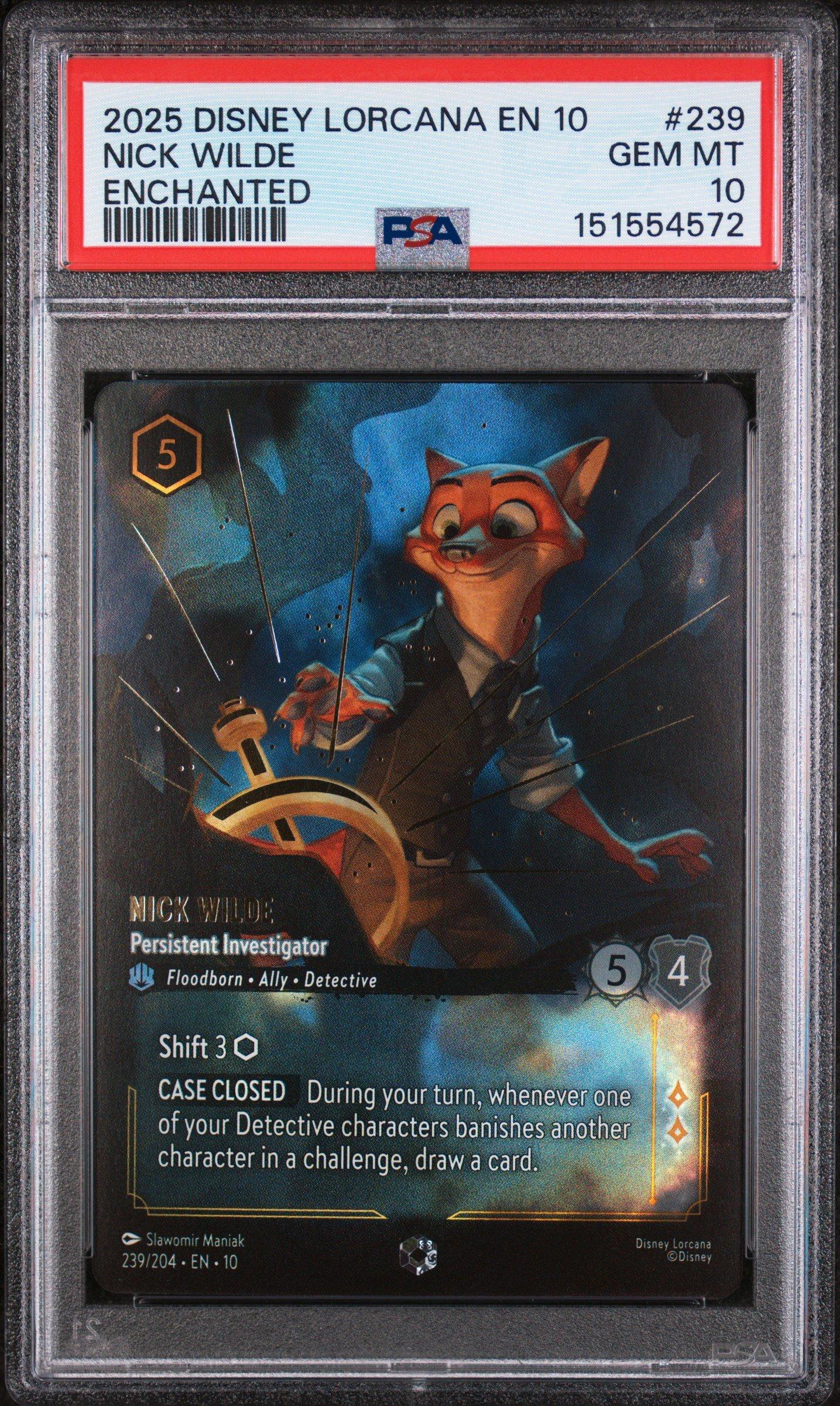 2025 Disney Lorcana En 10-whispers In The Well 239 Nick Wilde