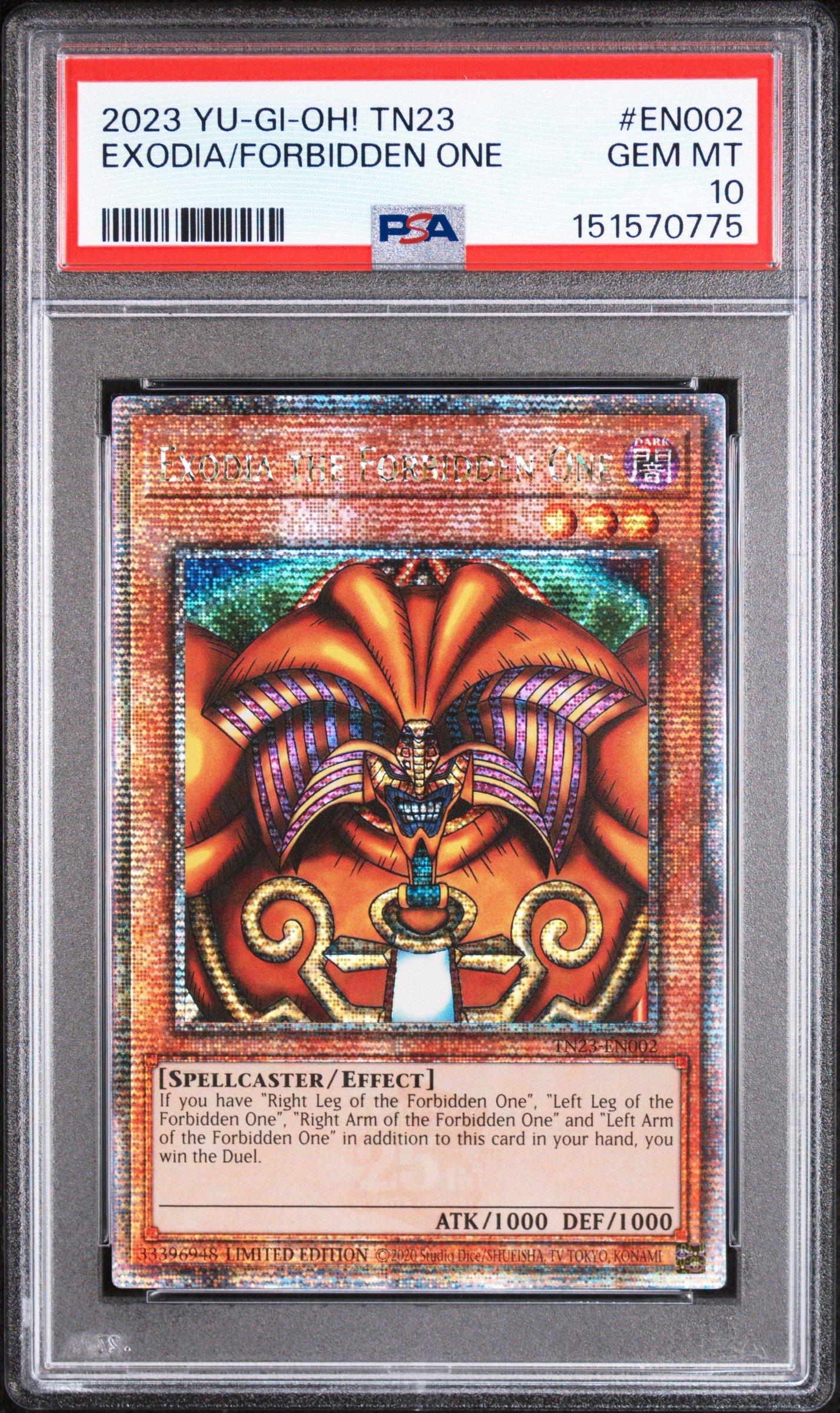 exodia yugioh card value Konami the Forbidden One Full Set Premium Gold Return of the Bling Edition : Toys & Games You can negate that activation YUGIOH Orica - Exodia Third