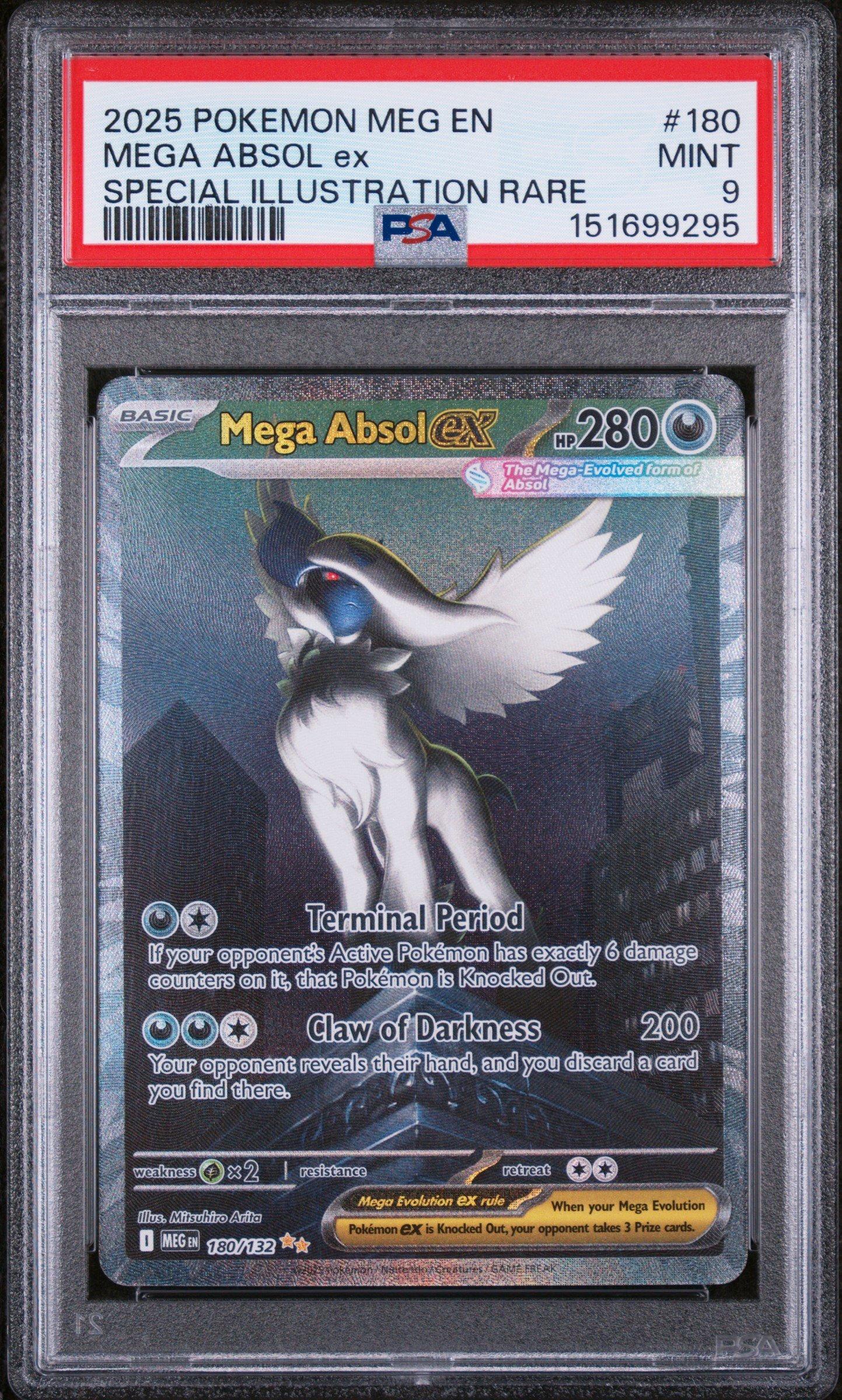 2025 Pokemon Meg En-mega Evolution 180 Mega Absol Ex Special