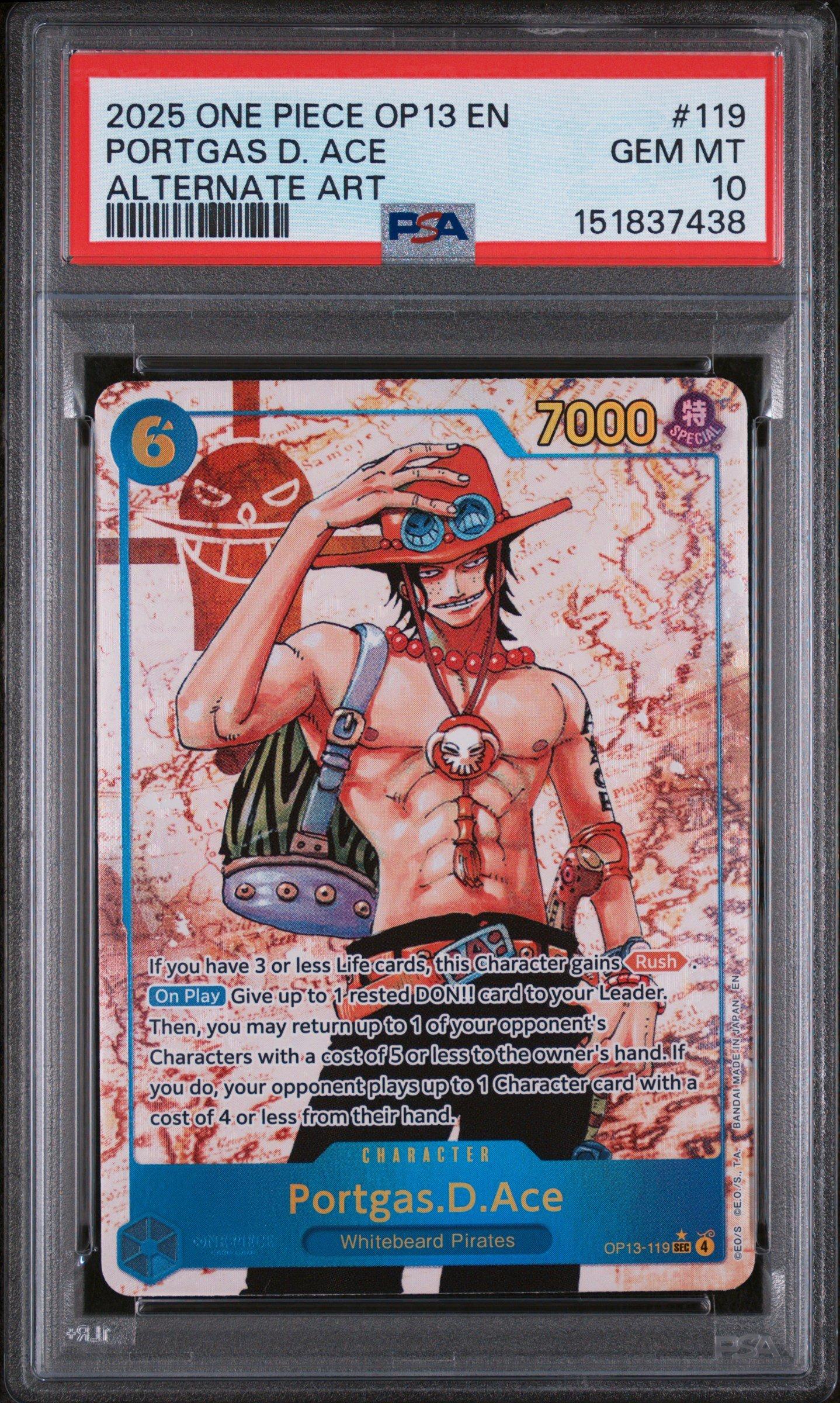2025 One Piece Op13-carrying On His Will 119 Portgas D. Ace