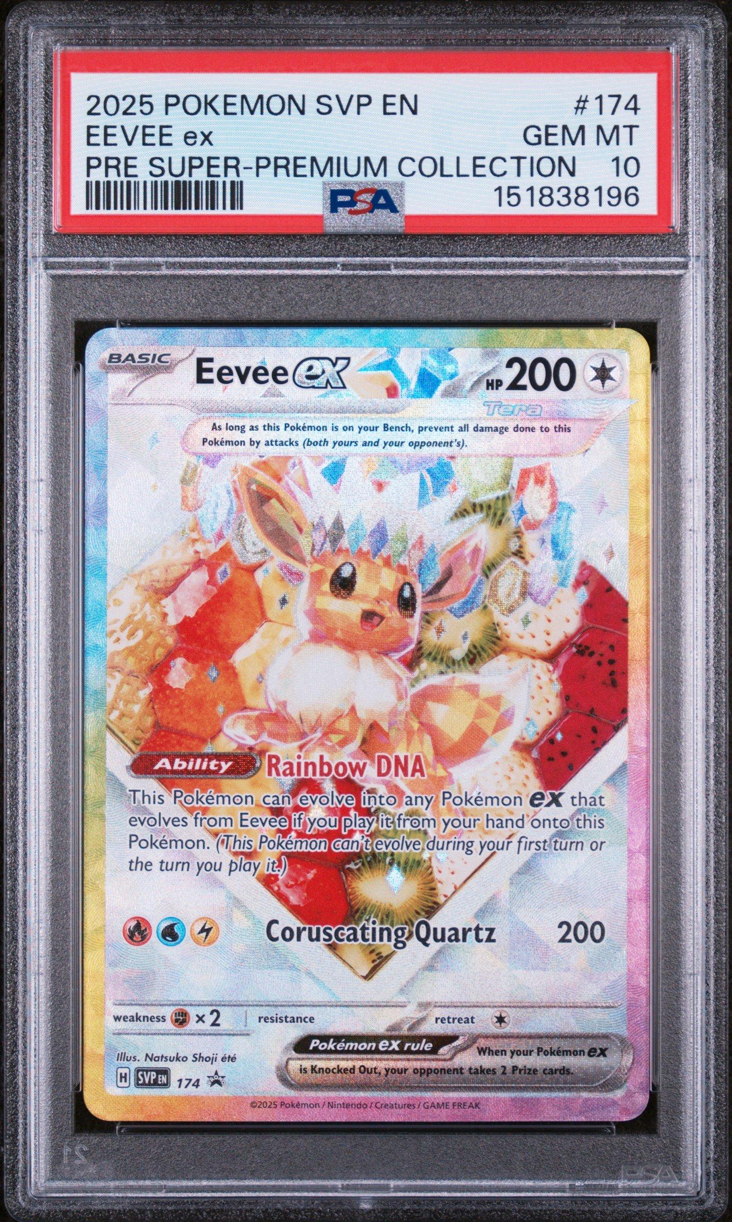 【PSA10】EEVEE PROMO Prismatic Evolutions 2025 Pokemon Svp En-sv Black Star Promo 174 Eevee Ex Prismatic