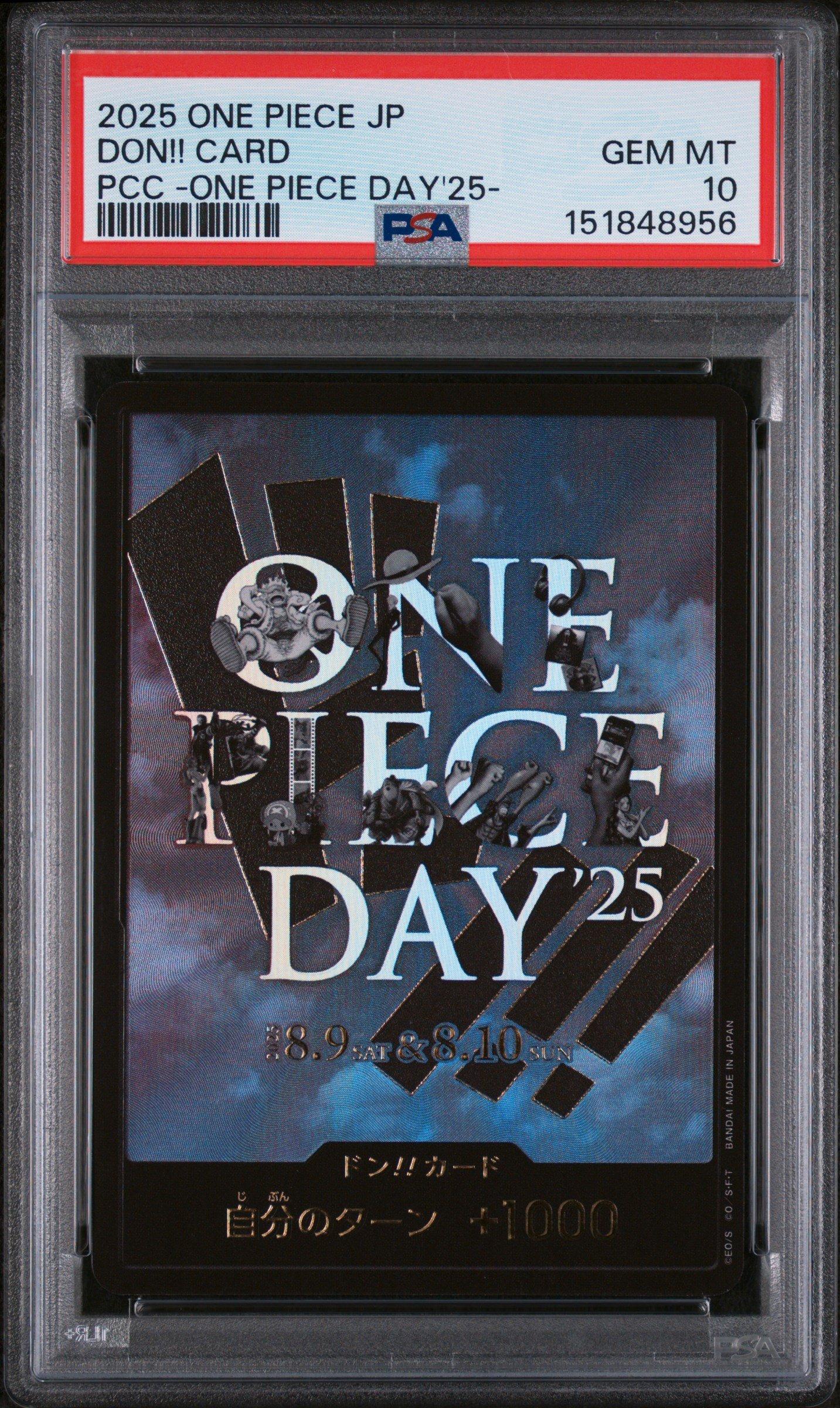 PSA10 ONE PIECE DAY 25 ドン!!カード 2025 One Piece Japanese Premium Card Collection -one Piece Day'25