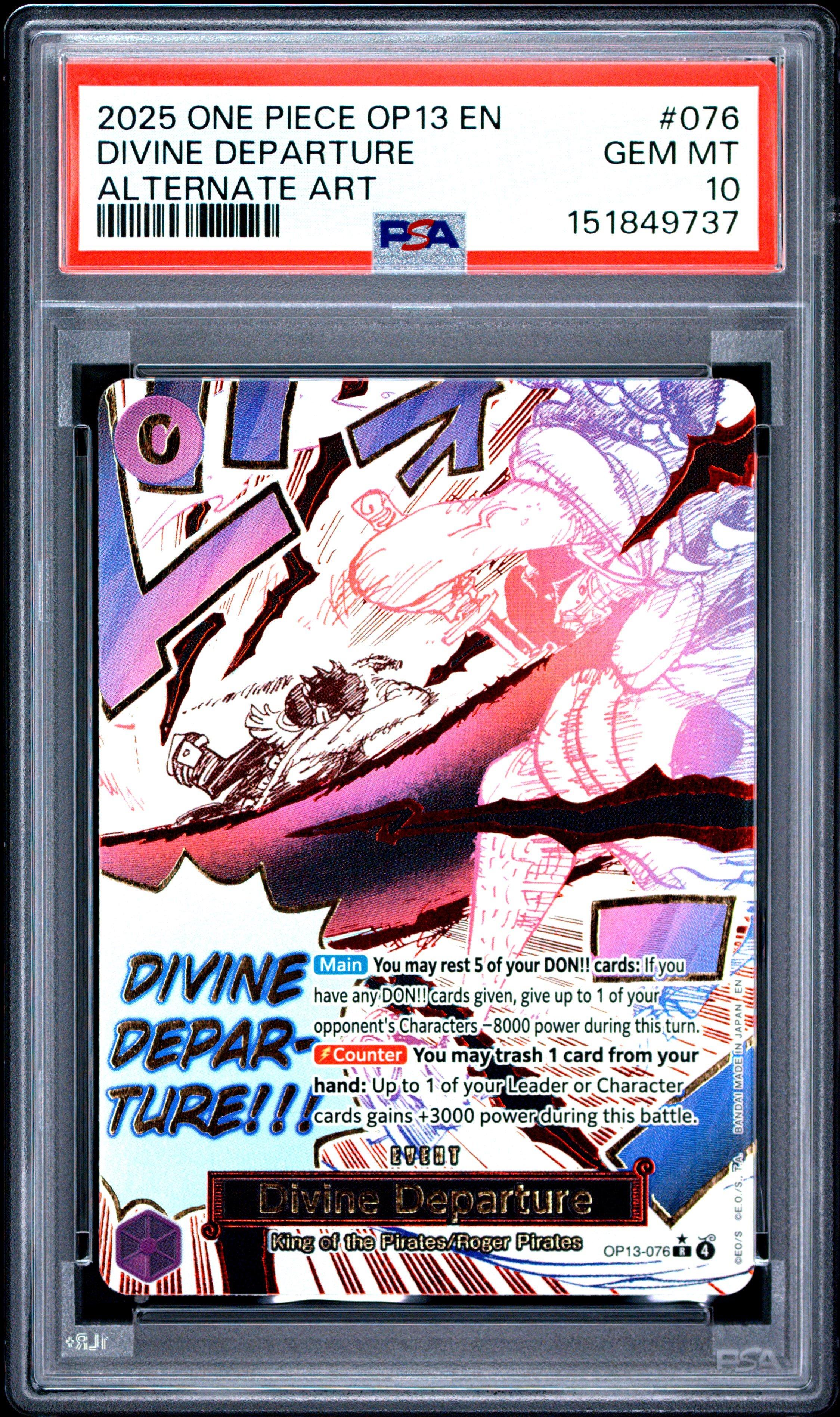 2025 One Piece Op13-carrying On His Will 076 Divine Departure