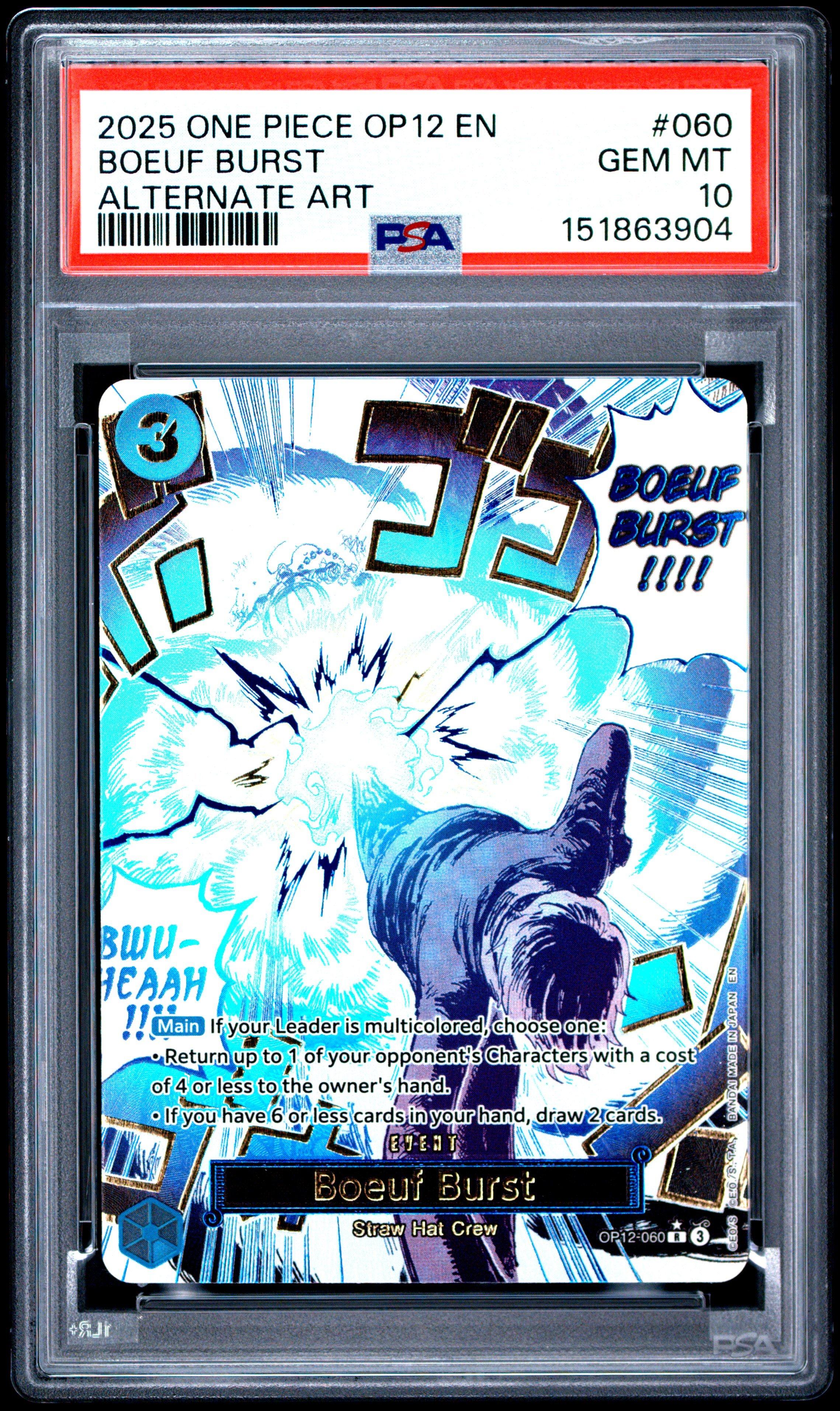 2025 One Piece Op12-legacy Of The Master 060 Boeuf Burst Alternate 