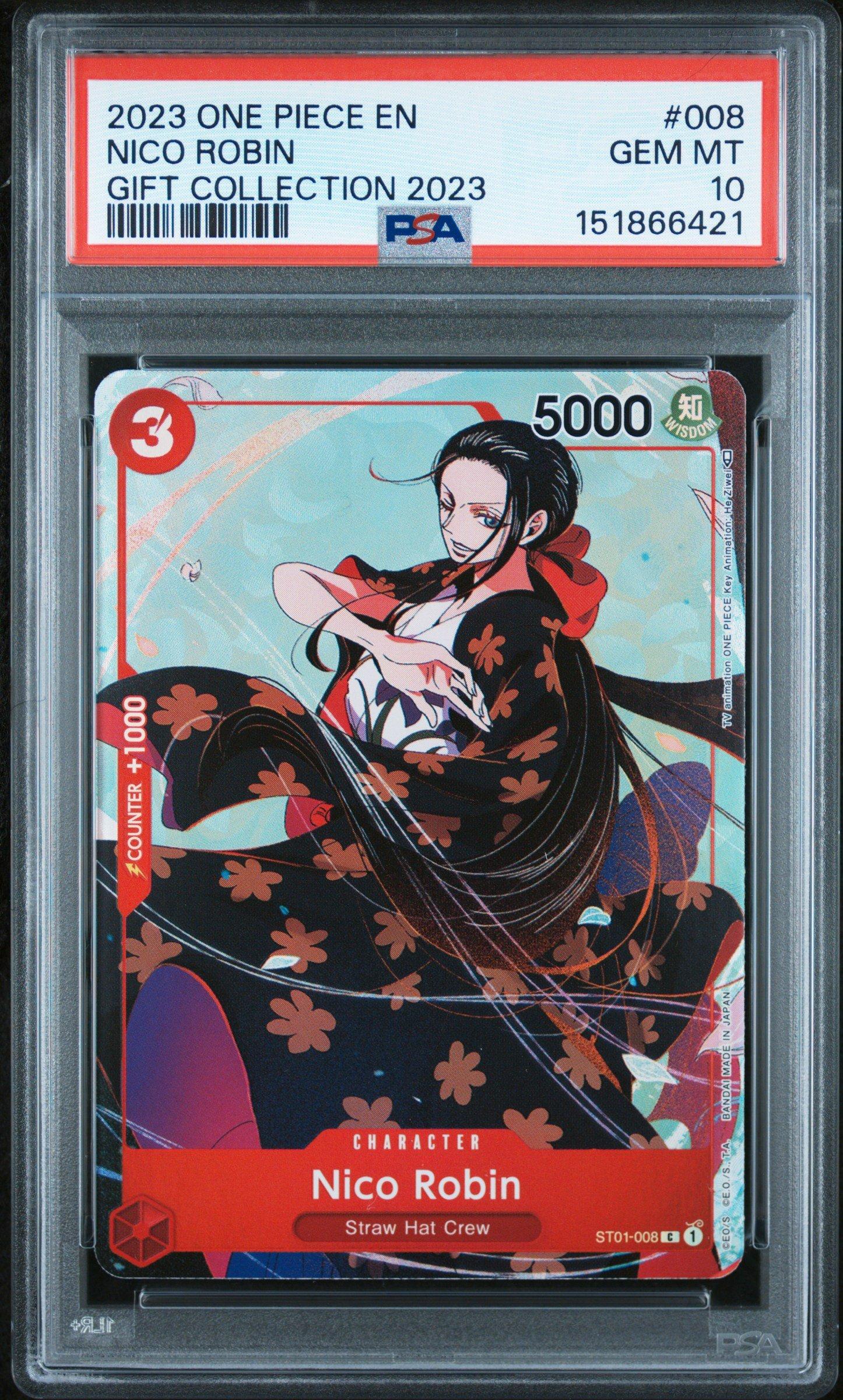 2023 One Piece Gift Collection 2023 008 Nico Robin PSA 10 Graded