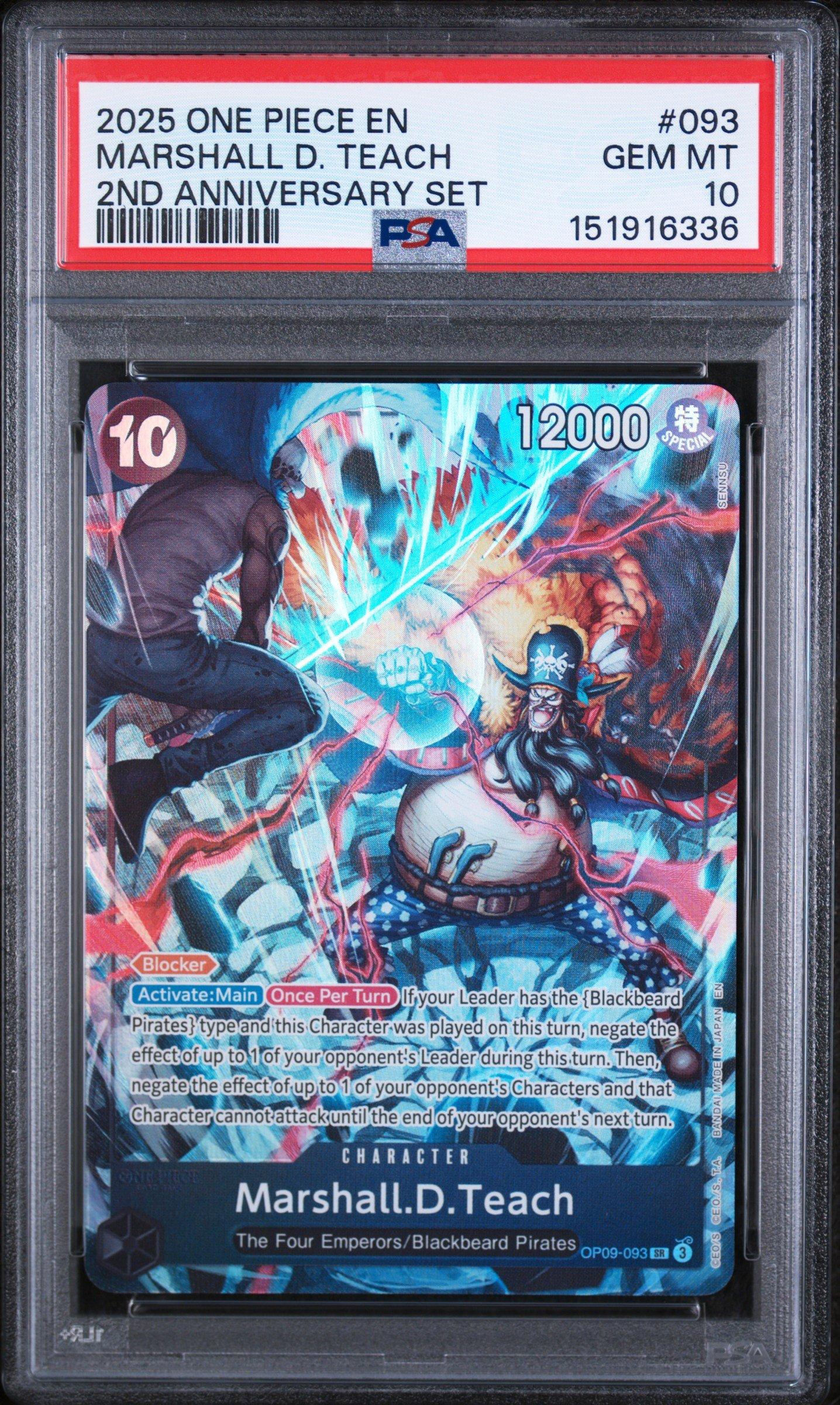 2025 One Piece English Version 2nd Anniversary Set 093 Marshall D