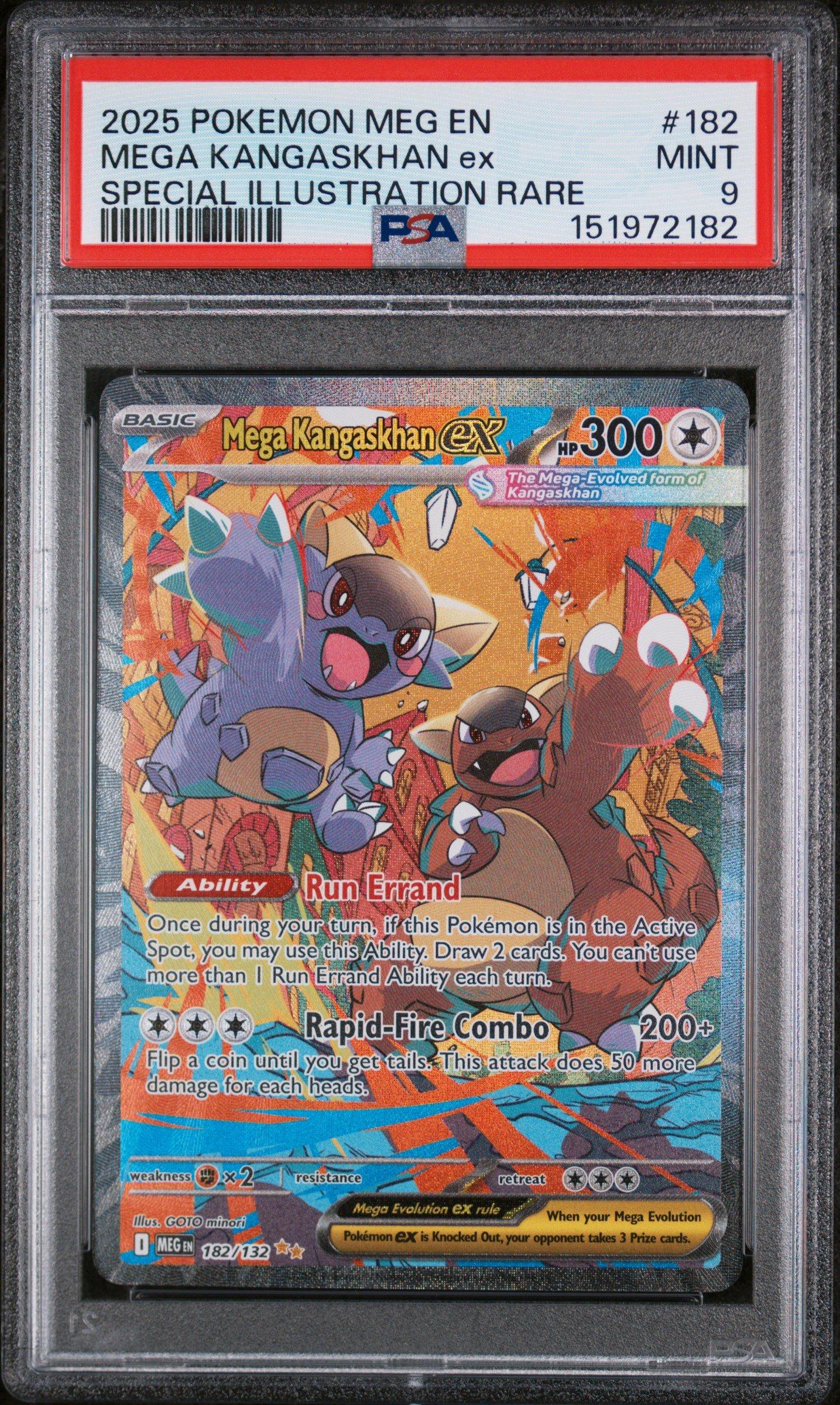 2025 Pokemon Meg En-mega Evolution 182 Mega Kangaskhan Ex Special