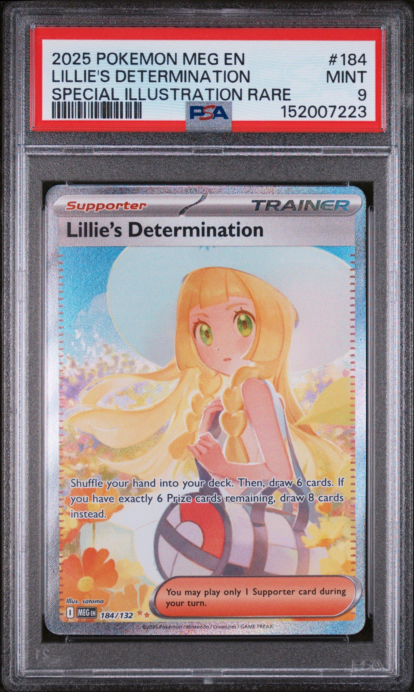 2025 Pokemon Meg En-mega Evolution 184 Lillie's Determination