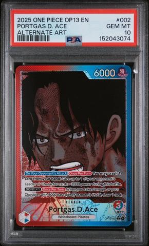 2025 ONE PIECE PORTGAS D. ACE カード Portgas D. Ace 2025 One Piece Manga Alternate OP13-119 (English