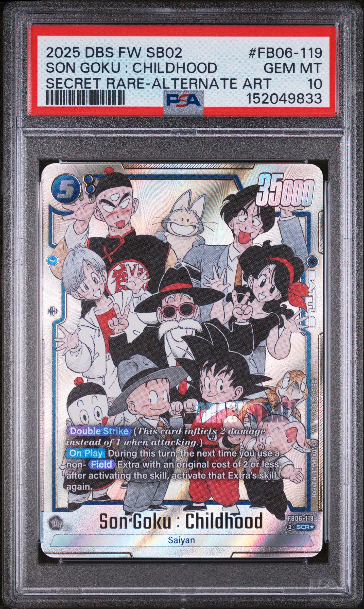 2025 Dragon Ball Super Card Game Fusion World Manga Booster 02
