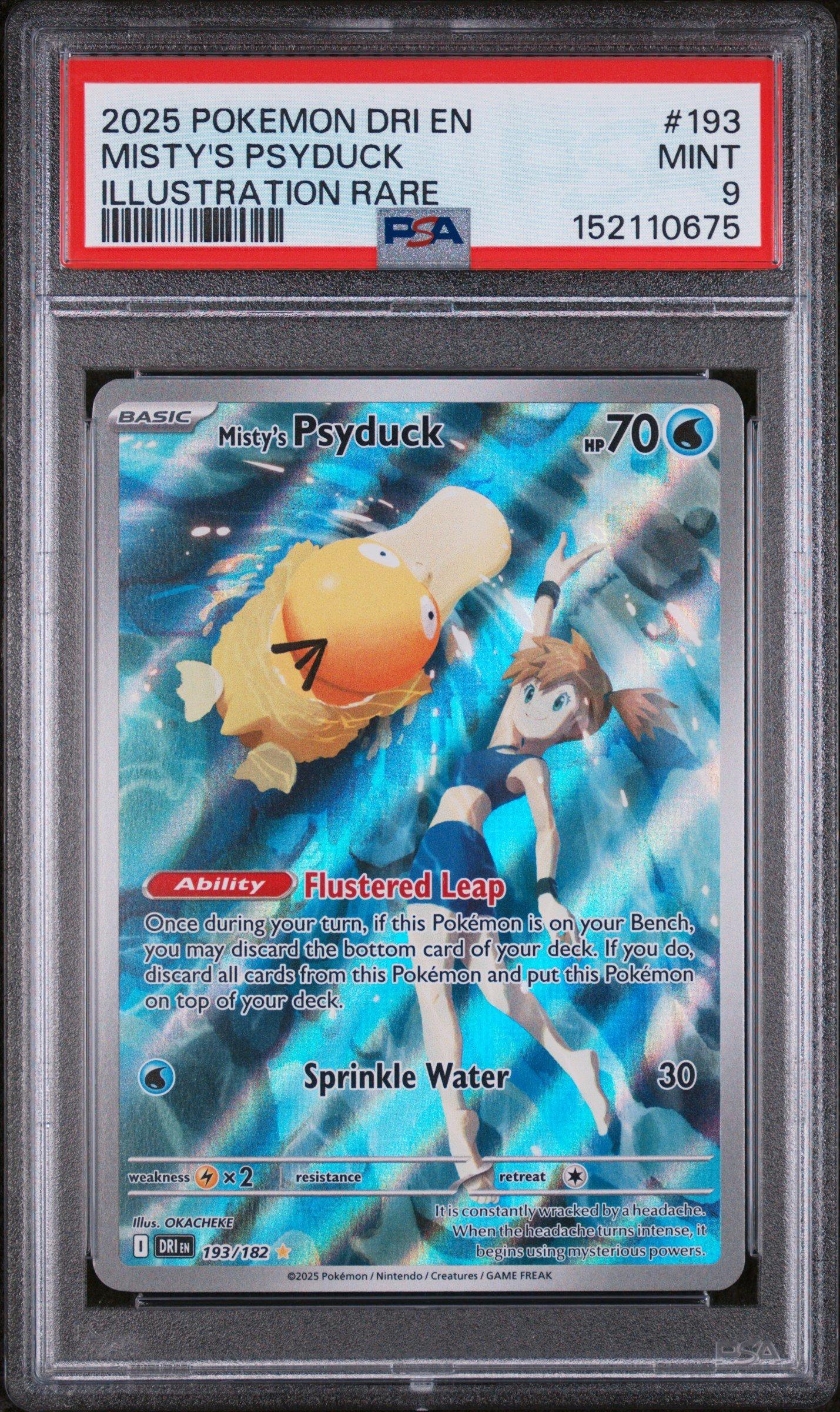 2025 Pokemon Dri En-destined Rivals 193 Misty's Psyduck