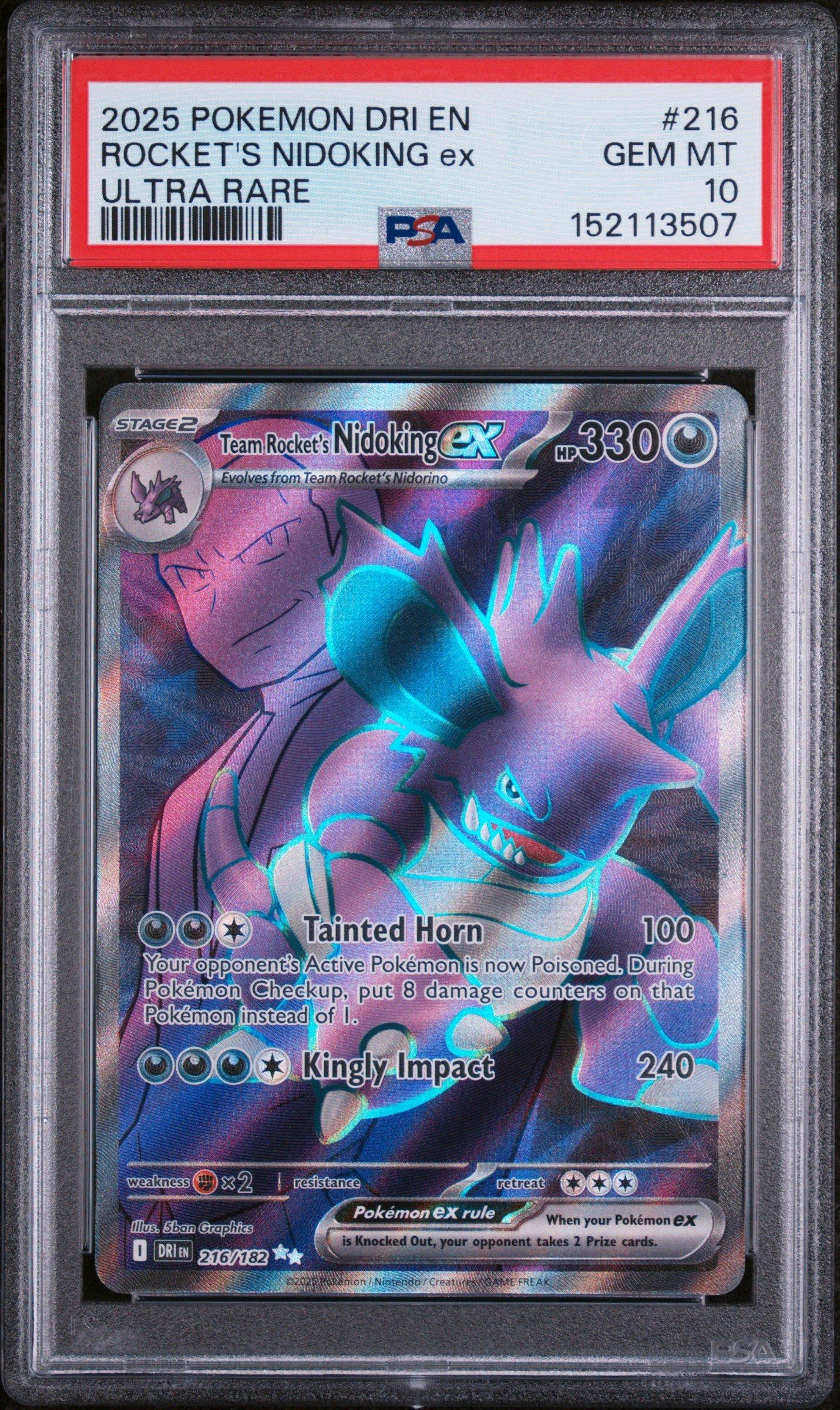 pokemon trading card game nidoking SV2a] 034/165RMaster Ball Reverse Holo If tails Nidoking | XYSteam Siege |
