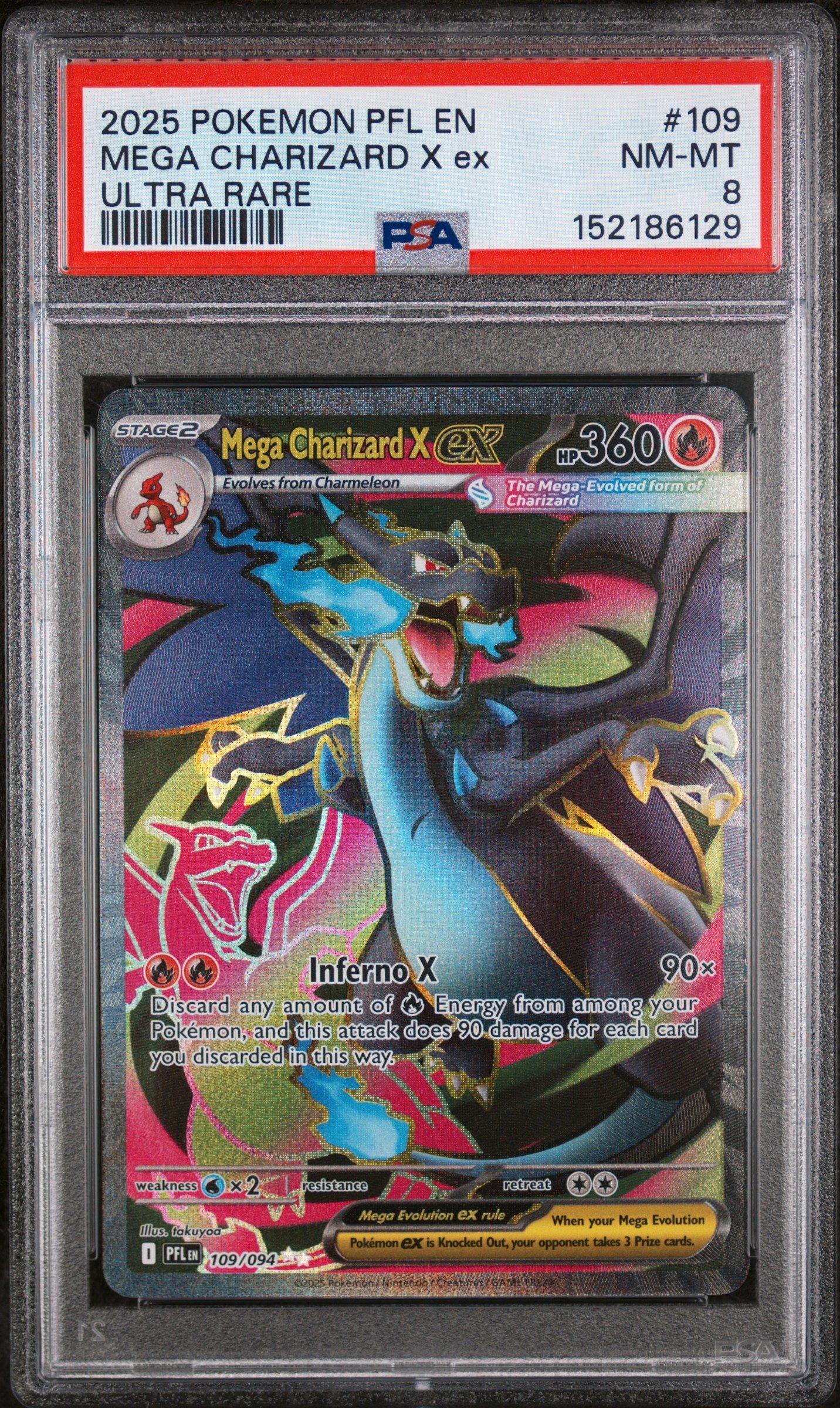 phantasmal flames rare cards Mega Sharpedo ex Pokemon Phantasmal Flames Special Illustration Rare #127  TAG 10 main image 1